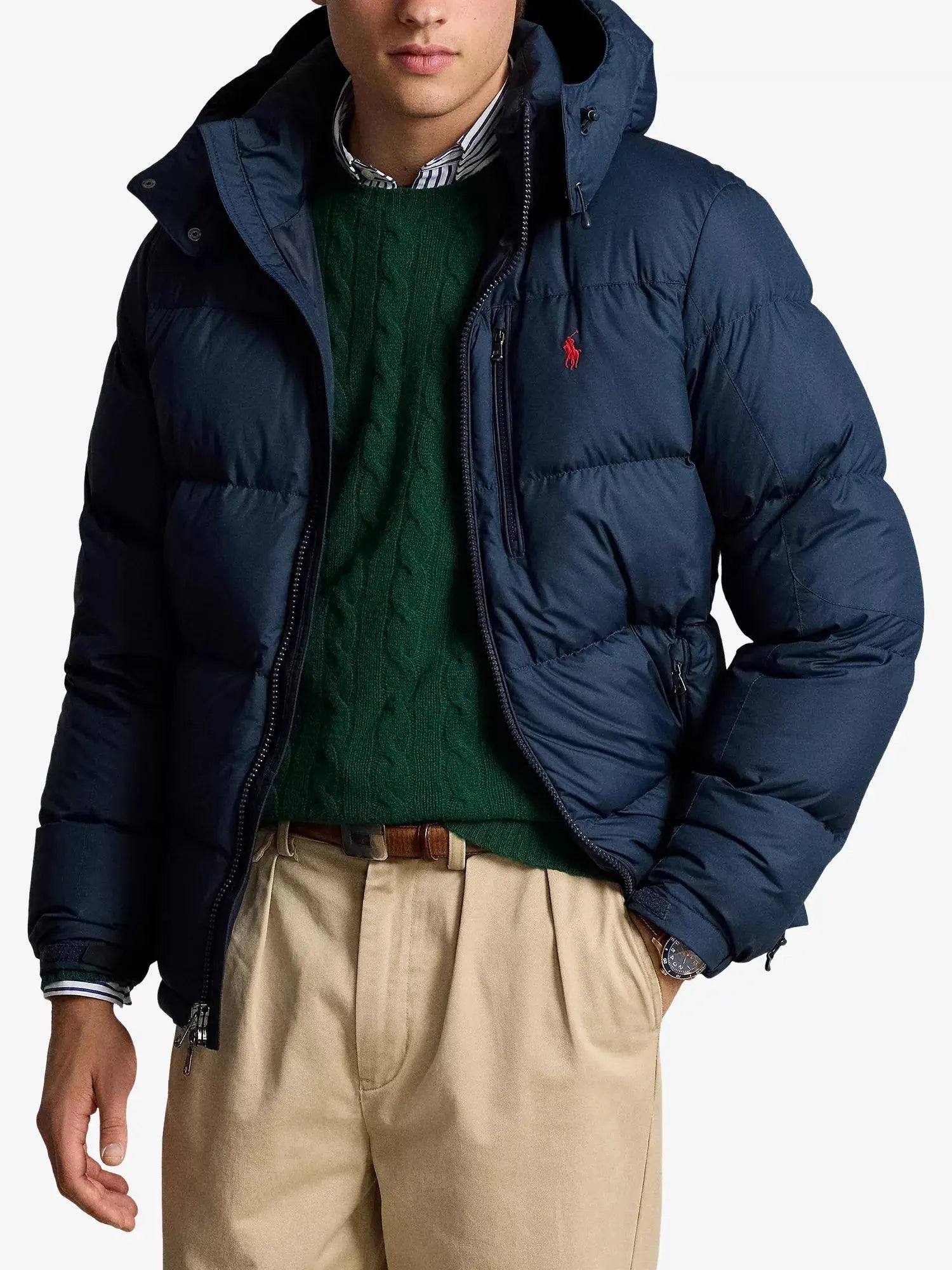 Men's Hooded Logo-Embroidered Shell Jacket Polo Ralph Lauren