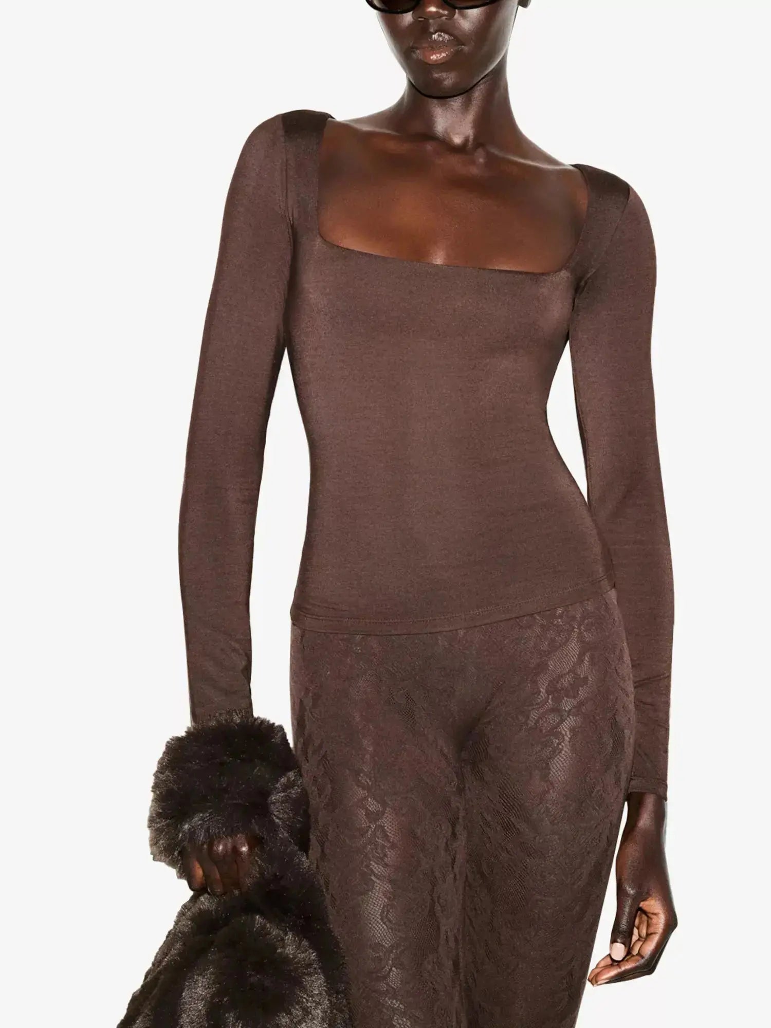Women's Smooth Layers Square-Neck Modal-Jersey Top SKIMS
