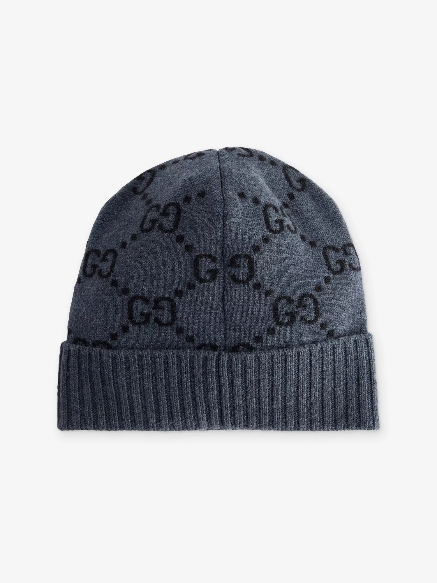 Men's GG Monogram Cashmere Knitted Hat Gucci