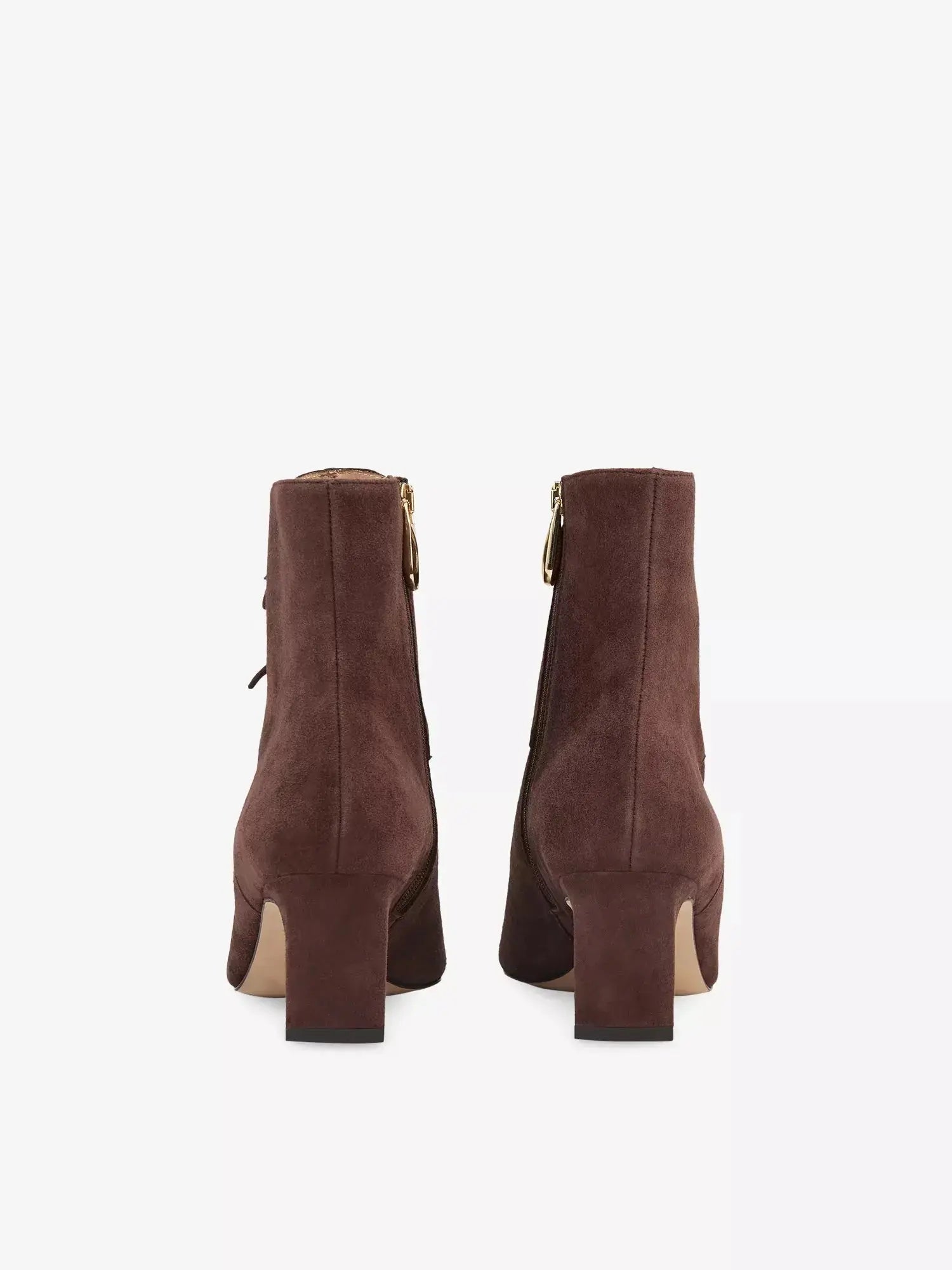 Women's Betty Suede Heeled Boots LK Bennett