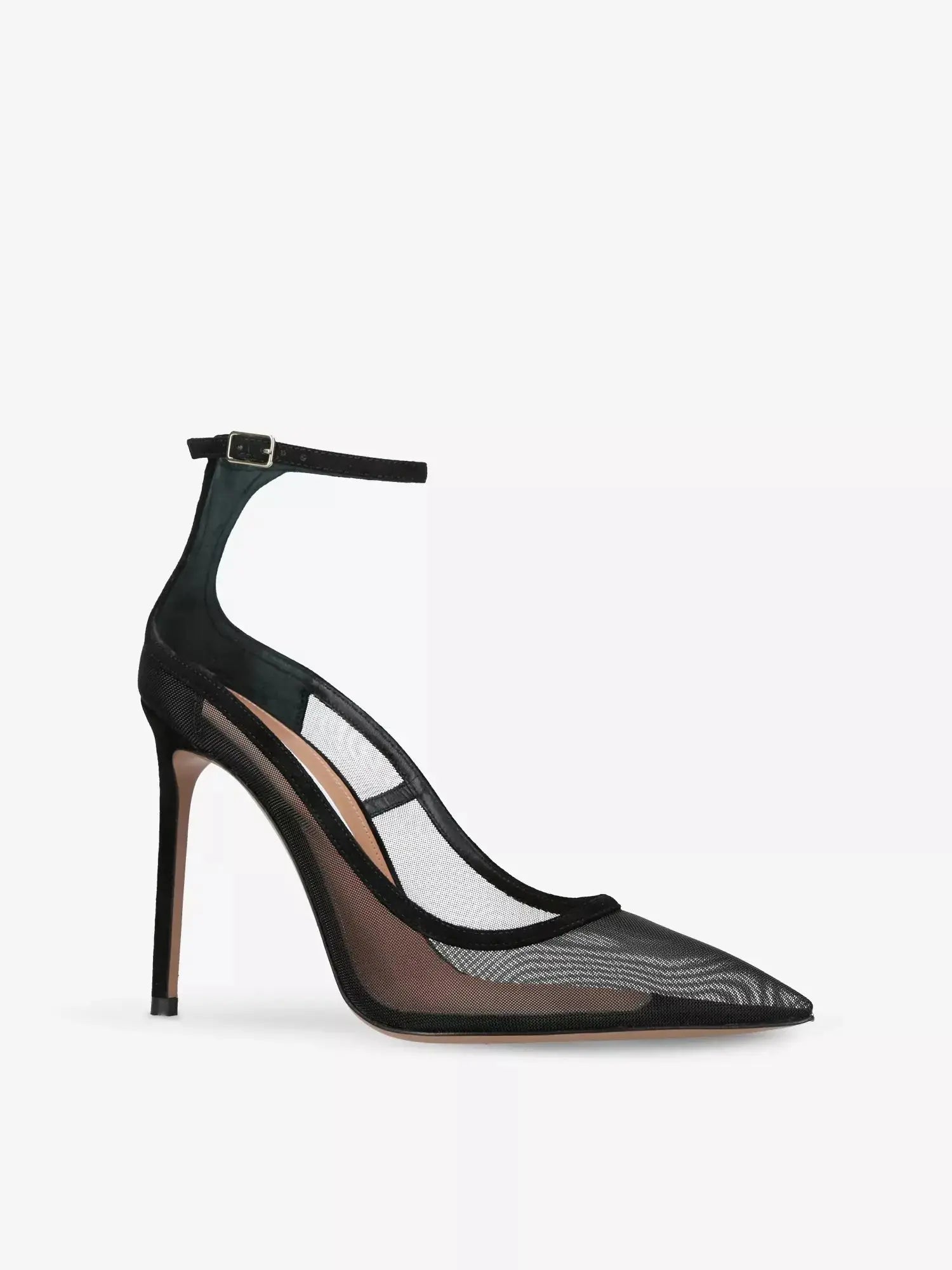 Women's Love Affair 105 Mesh and Suede Courts Aquazzura