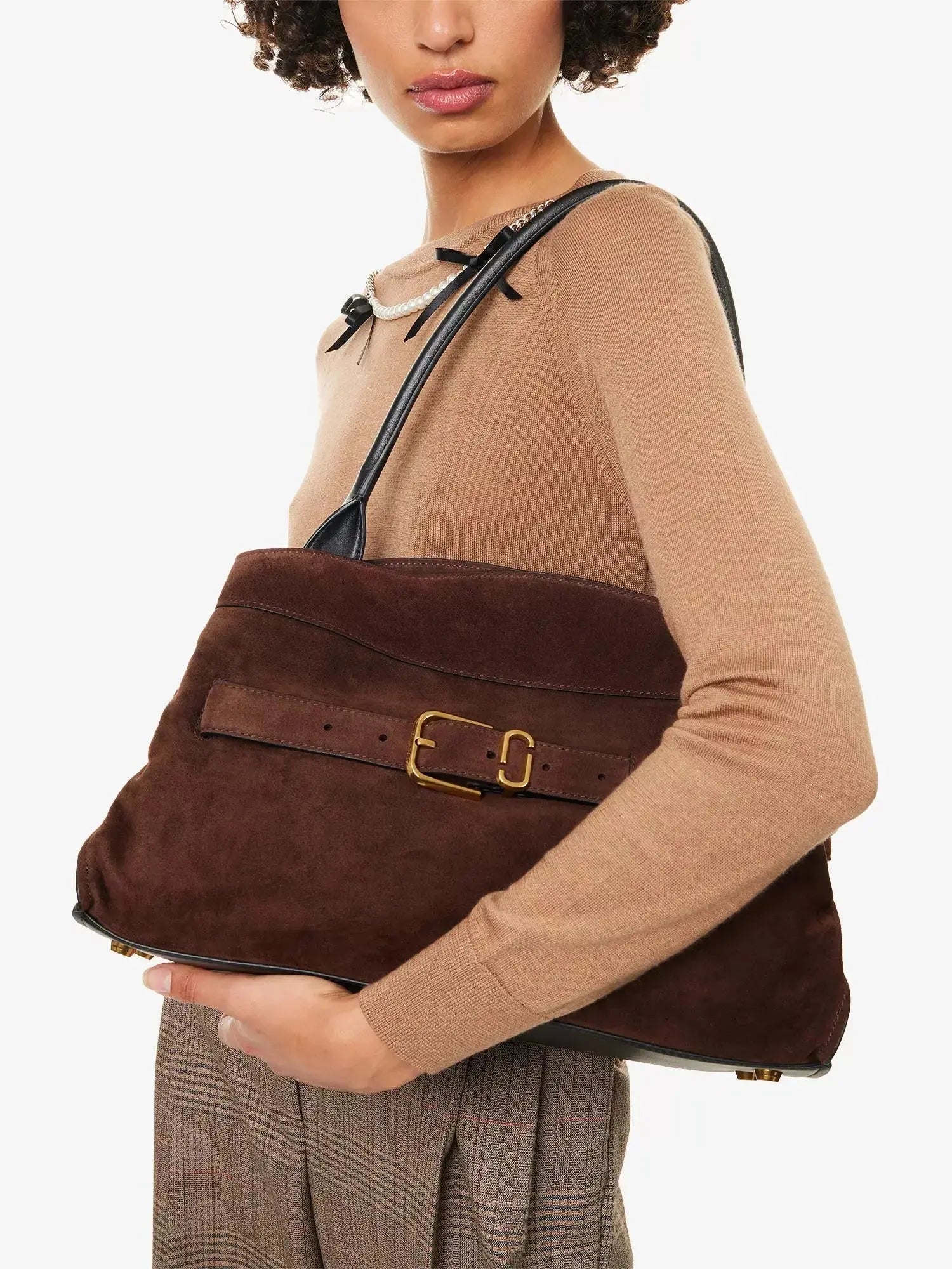 Women's Dakota Suede Satchel Bag Marc Jacobs