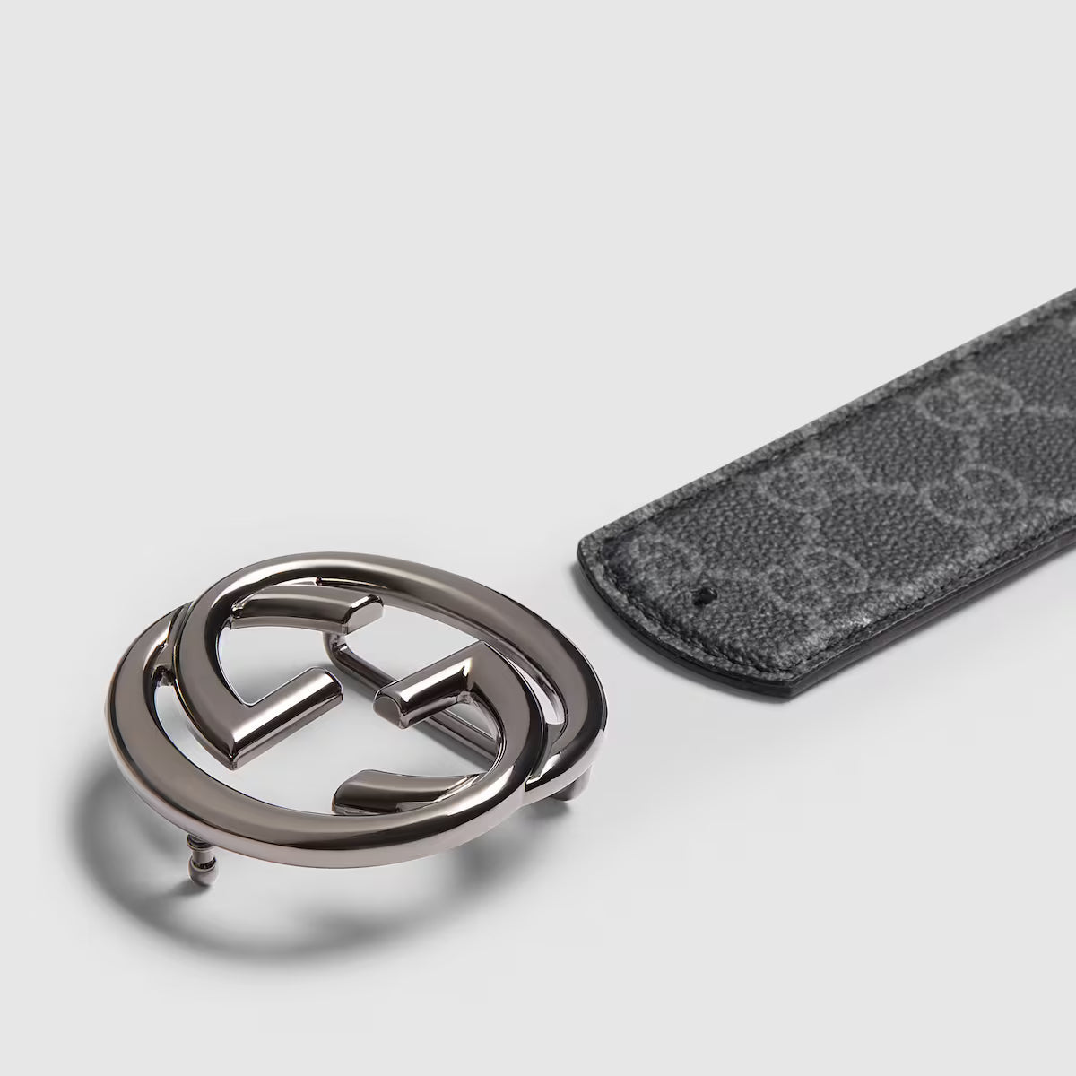 Men's Reversible belt with Interlocking G buckle 4cm width Gucci
