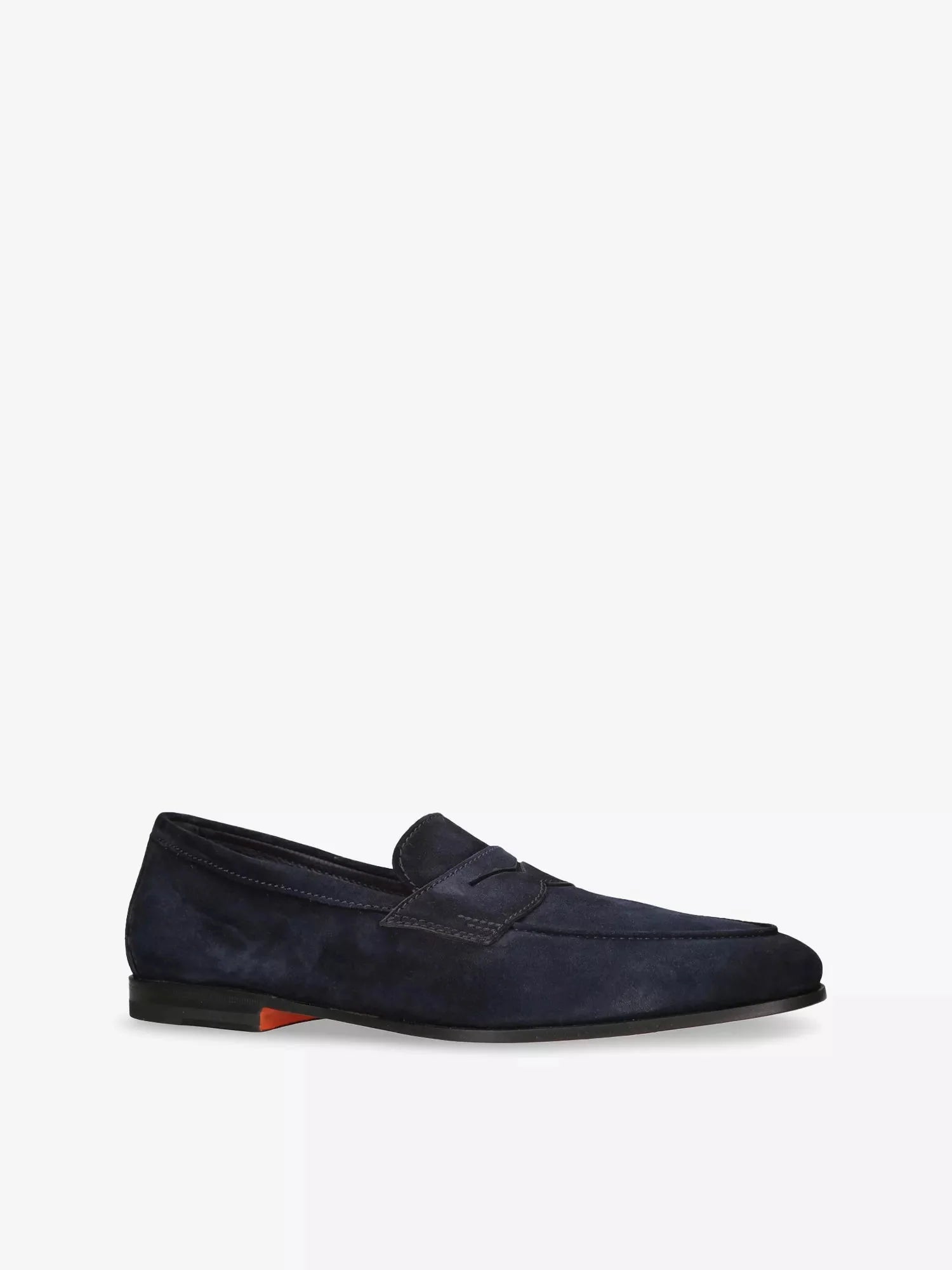 Men's Carlo Suede Penny Loafers Santoni