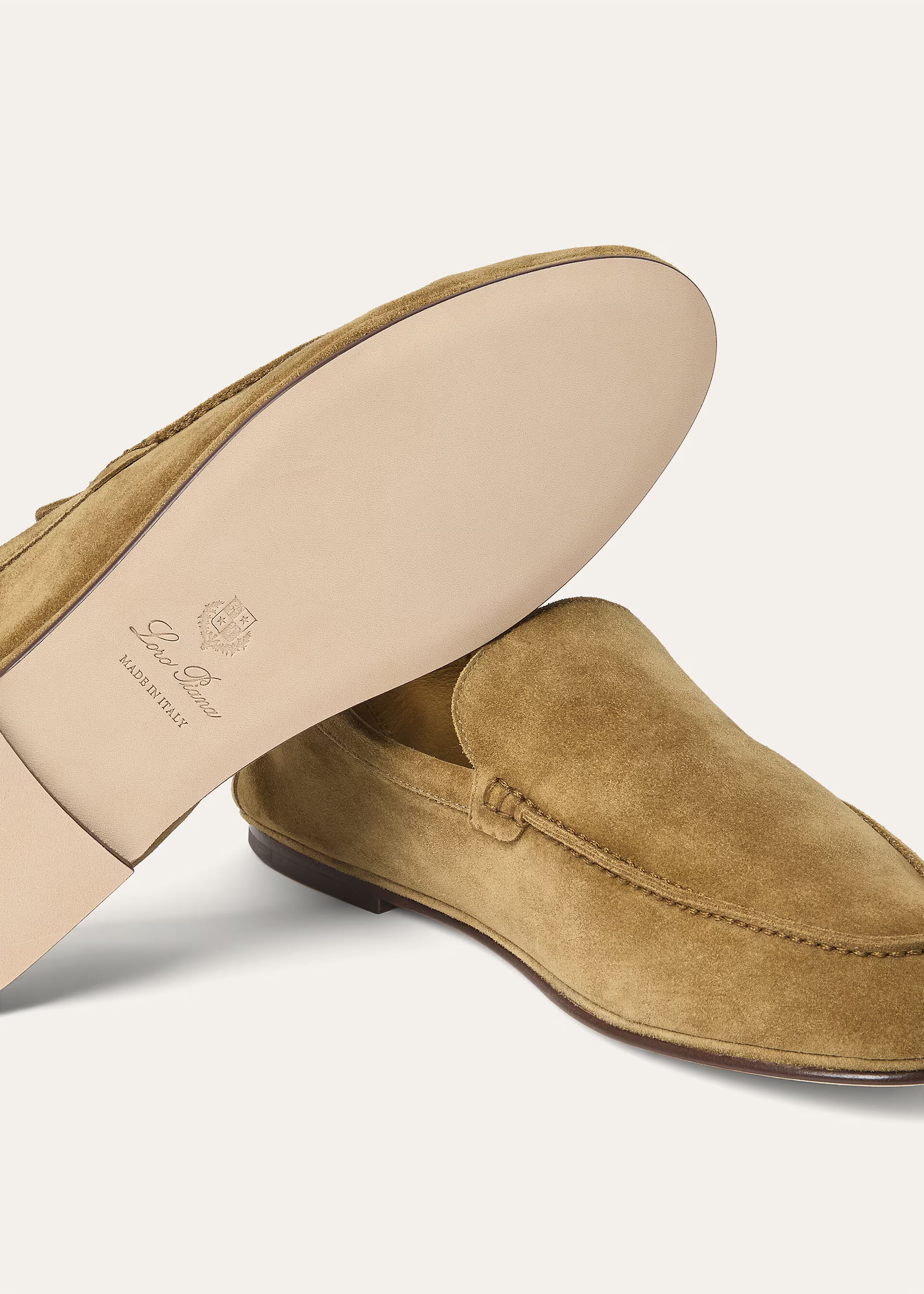 Men's Summer Anton Walk Loafer Savana Bark Loro Piana