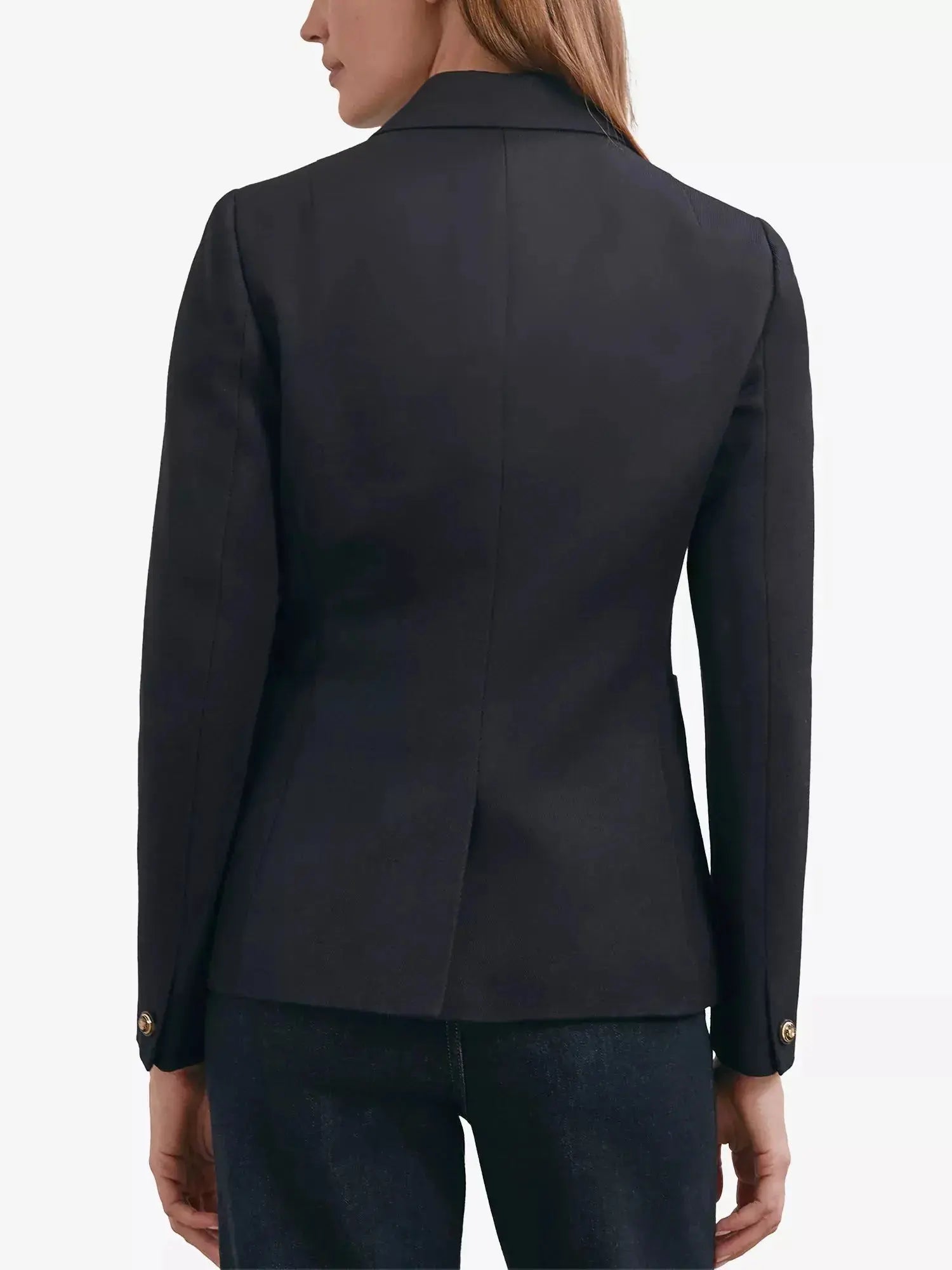 Women's Gigi Double-Breasted Wool-Blend Blazer Reiss