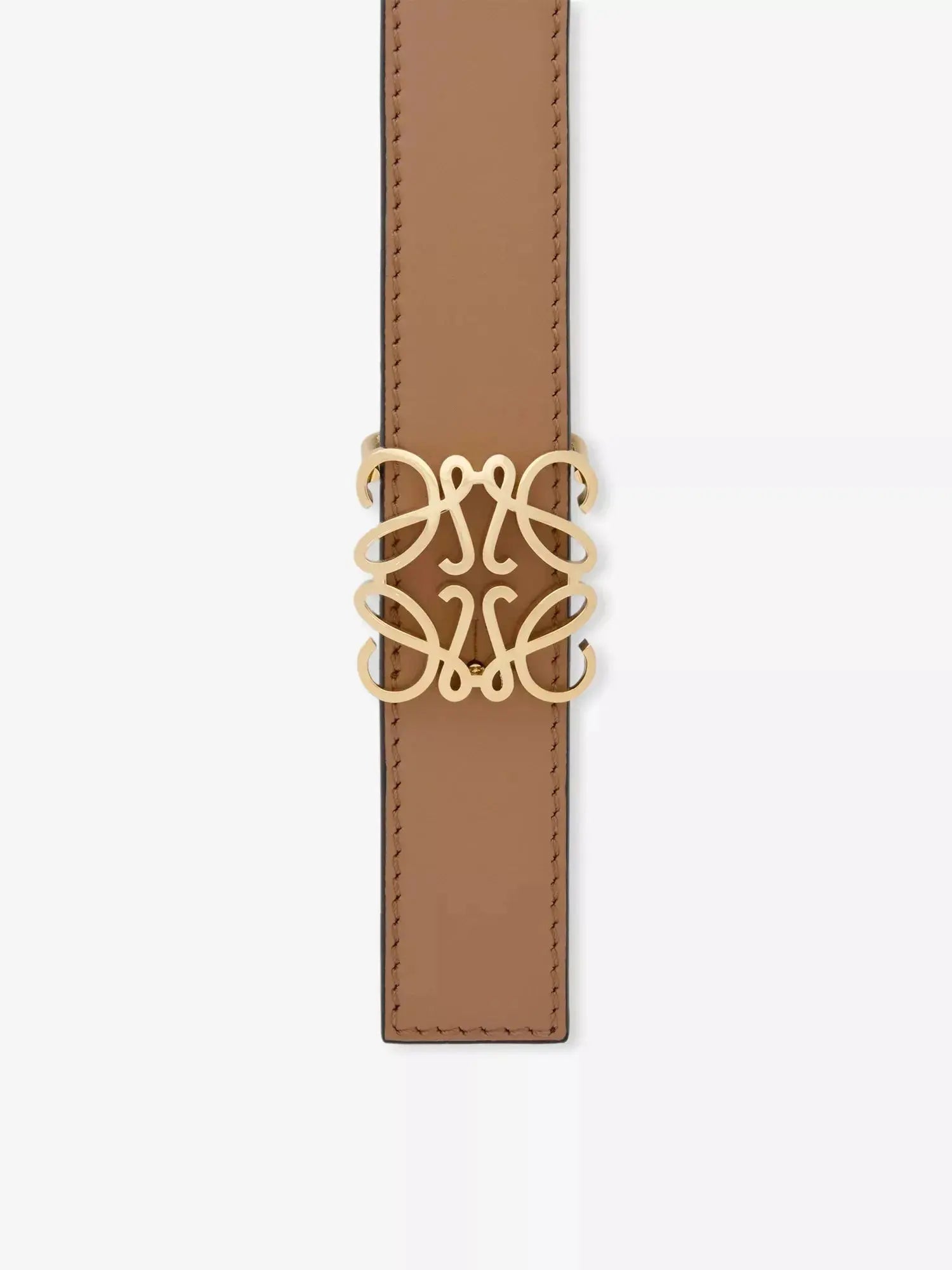 Women's Anagram Bombé Reversible Leather Belt Loewe