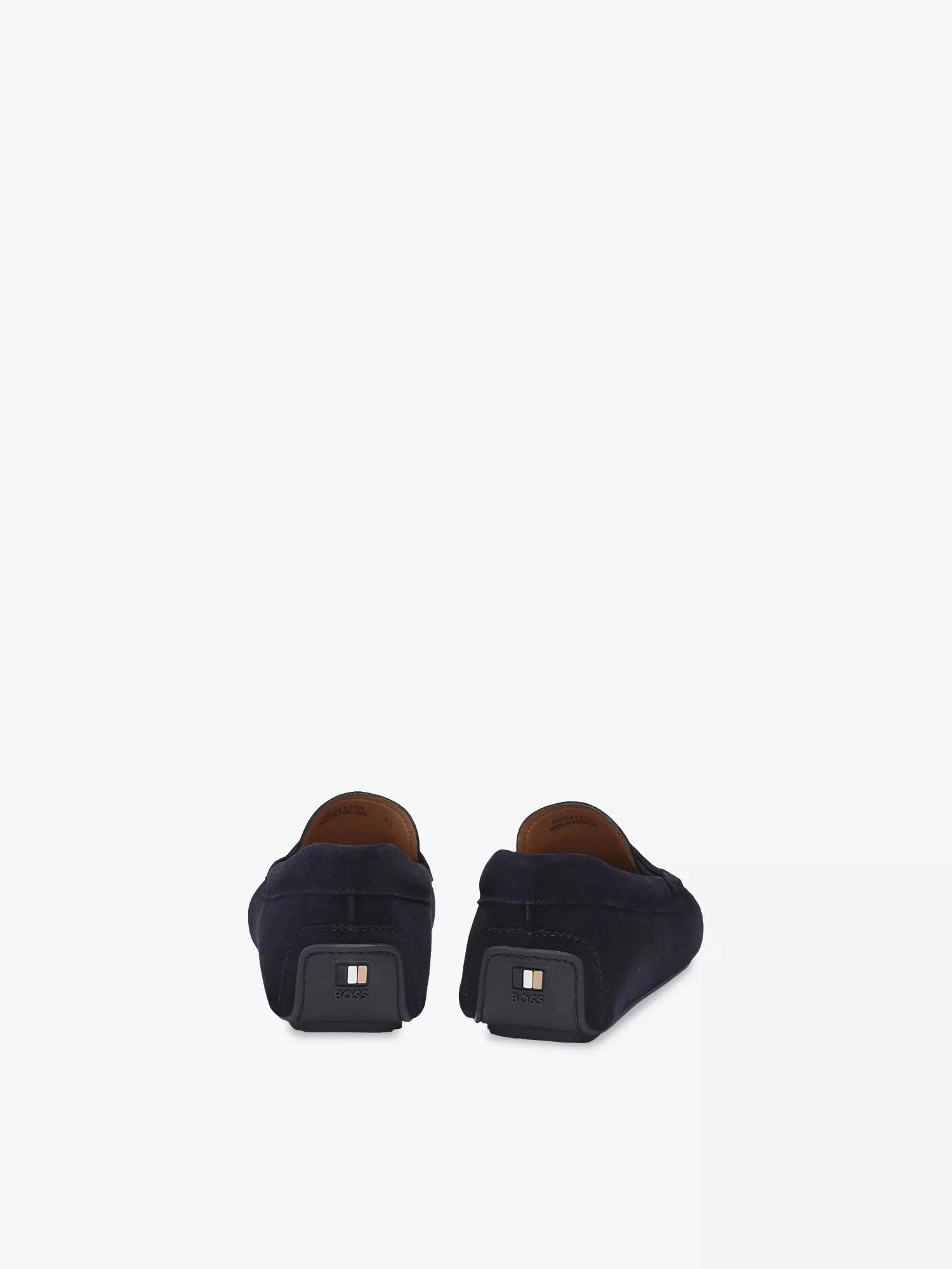 Men's Penny-Detail Suede Loafers Boss