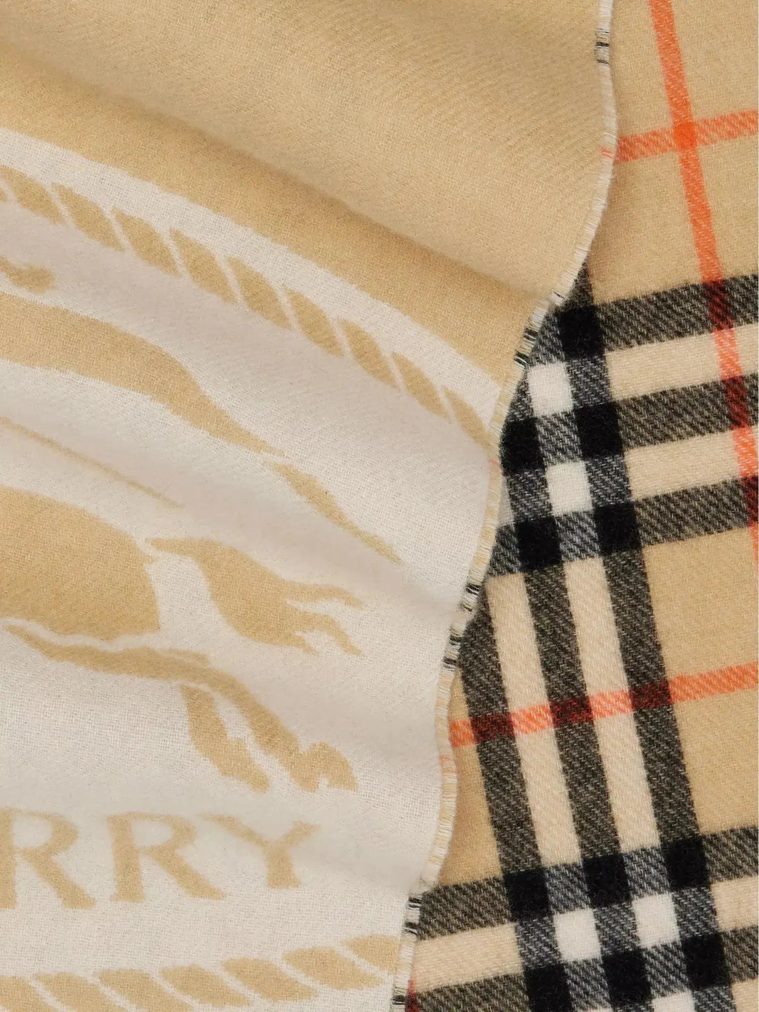 Women's Knight Logo Cashmere Scarf Burberry