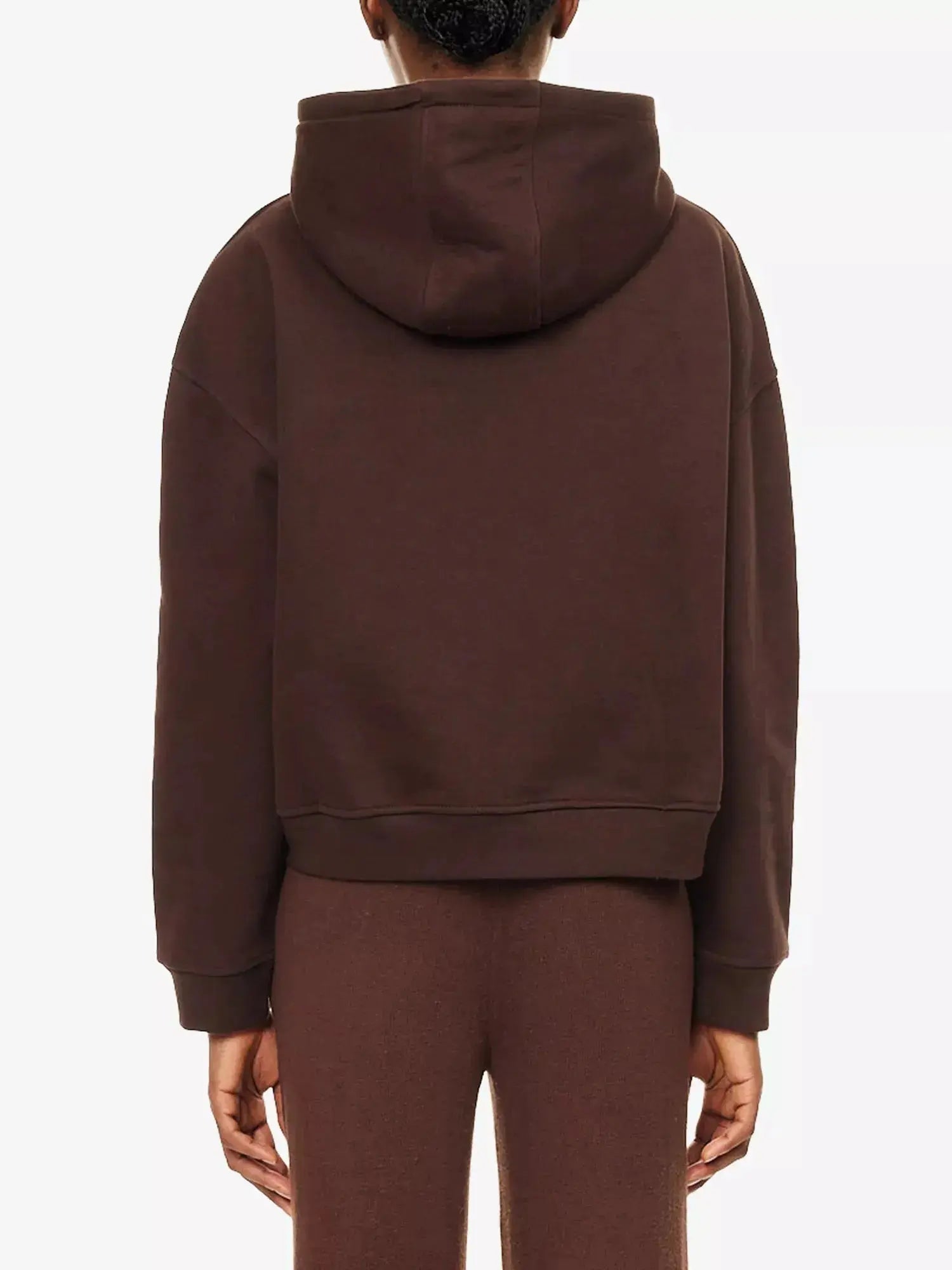 Women's Logo-Embroidery Cotton-Jersey Hoody Lounge Underwear