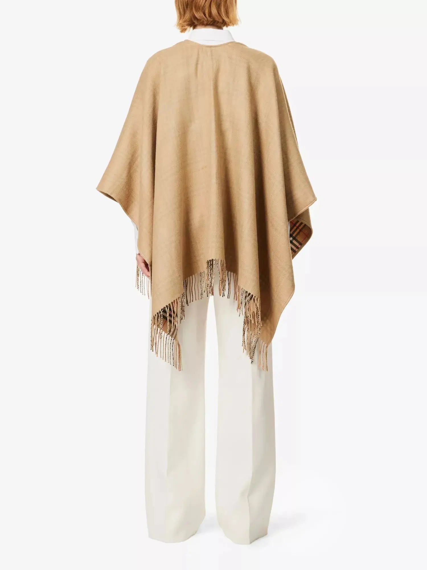 Women's Vintage Check wool cape Burberry