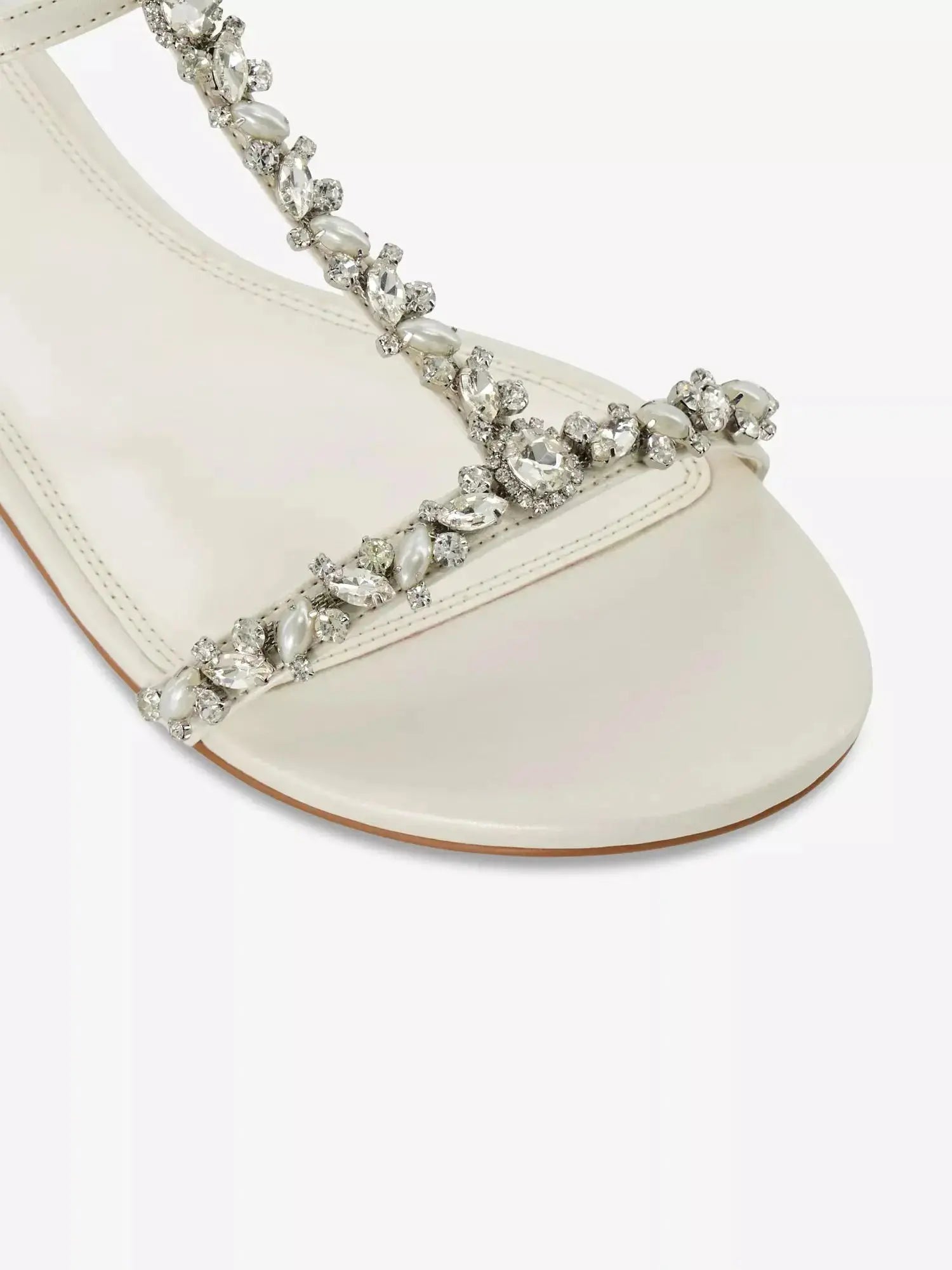 Women's Bridal Nuptuals crystal-embellished faux-leather sandals Dune