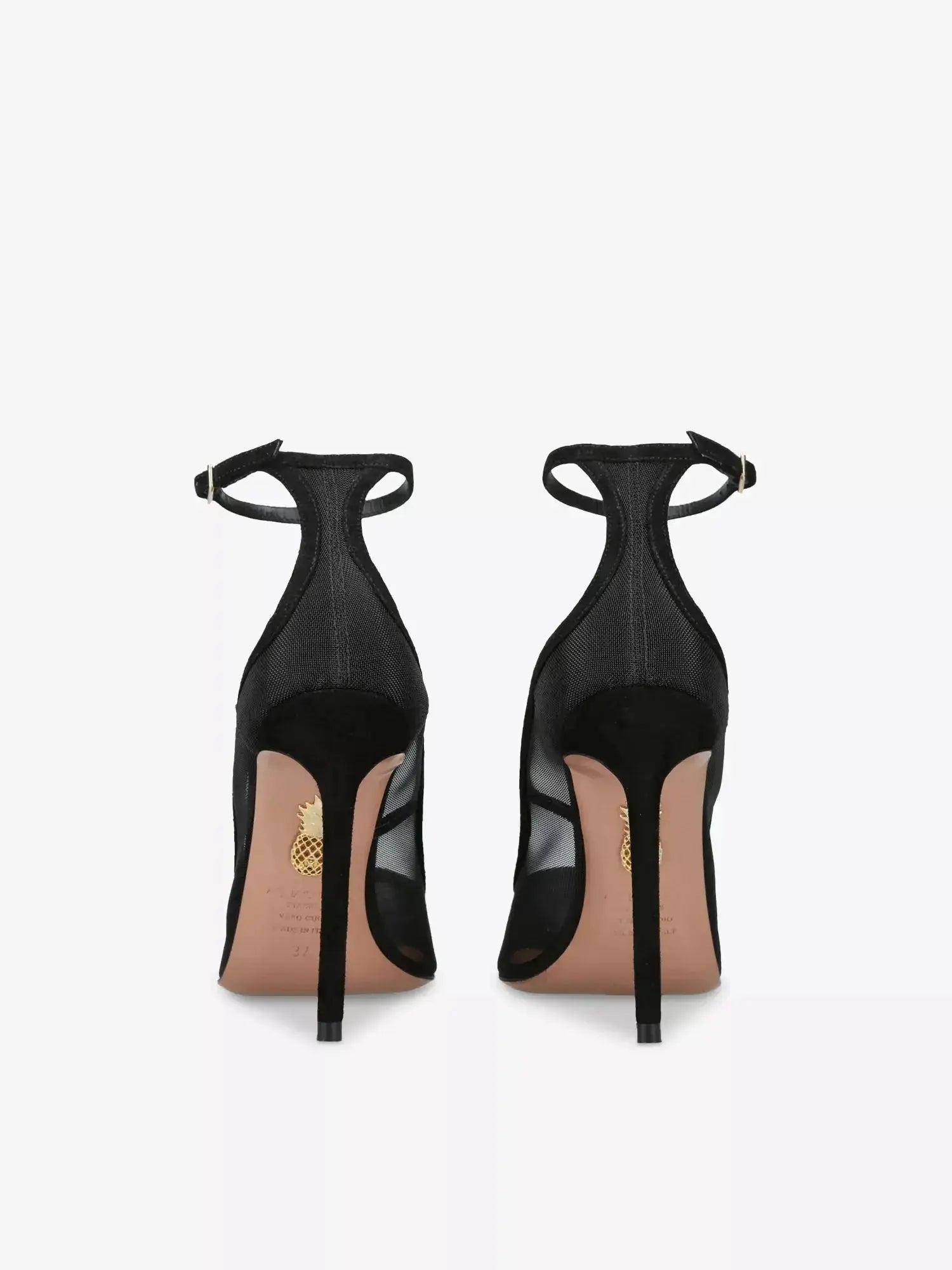 Women's Love Affair 105 Mesh and Suede Courts Aquazzura