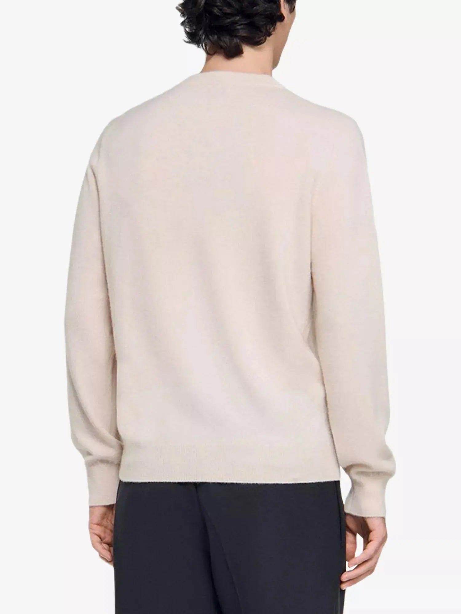Men's Long-sleeve crewneck cashmere jumper Sandro