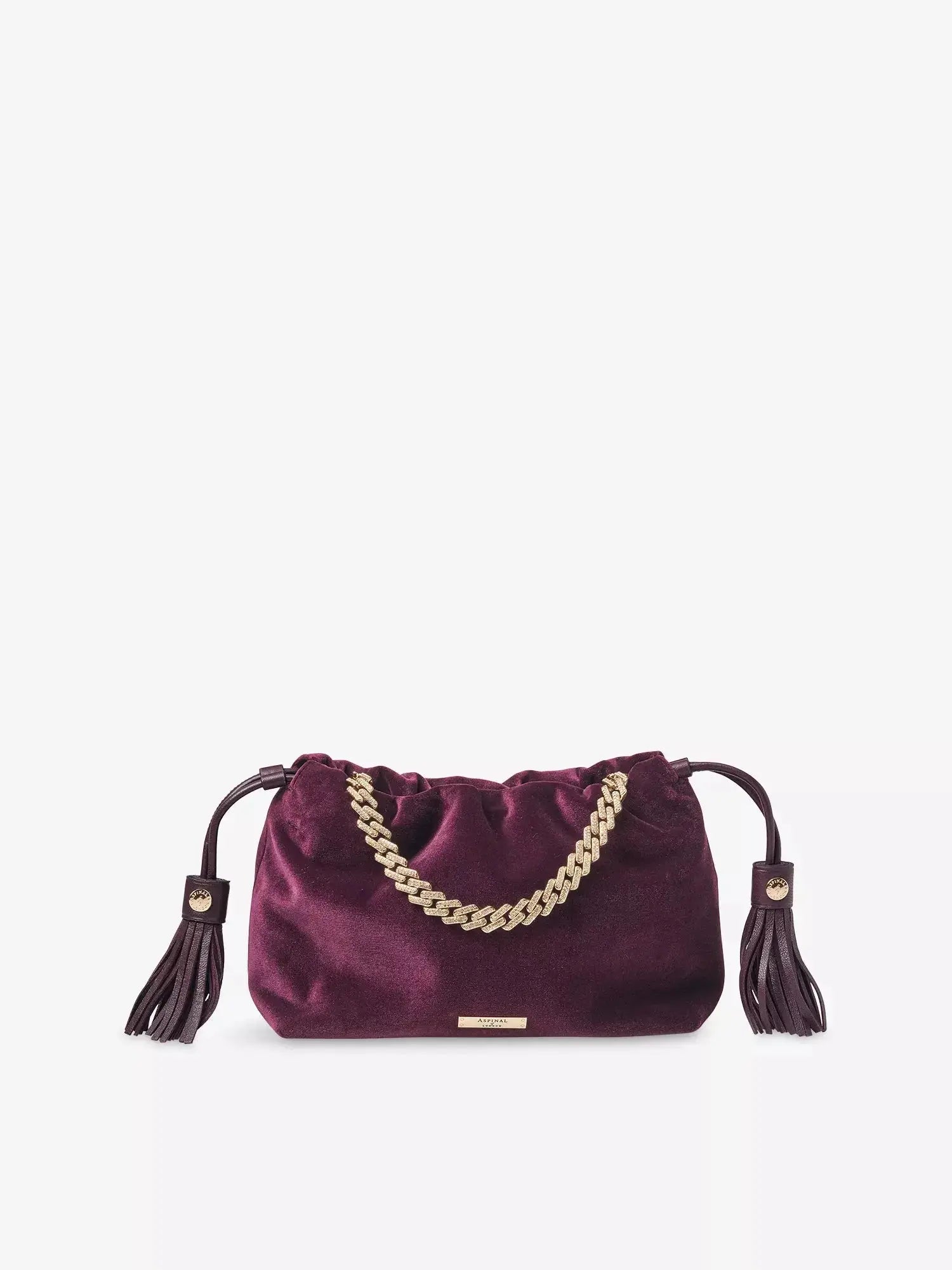 Women's Amelia Velvet Cross-Body Bag Aspinal of London