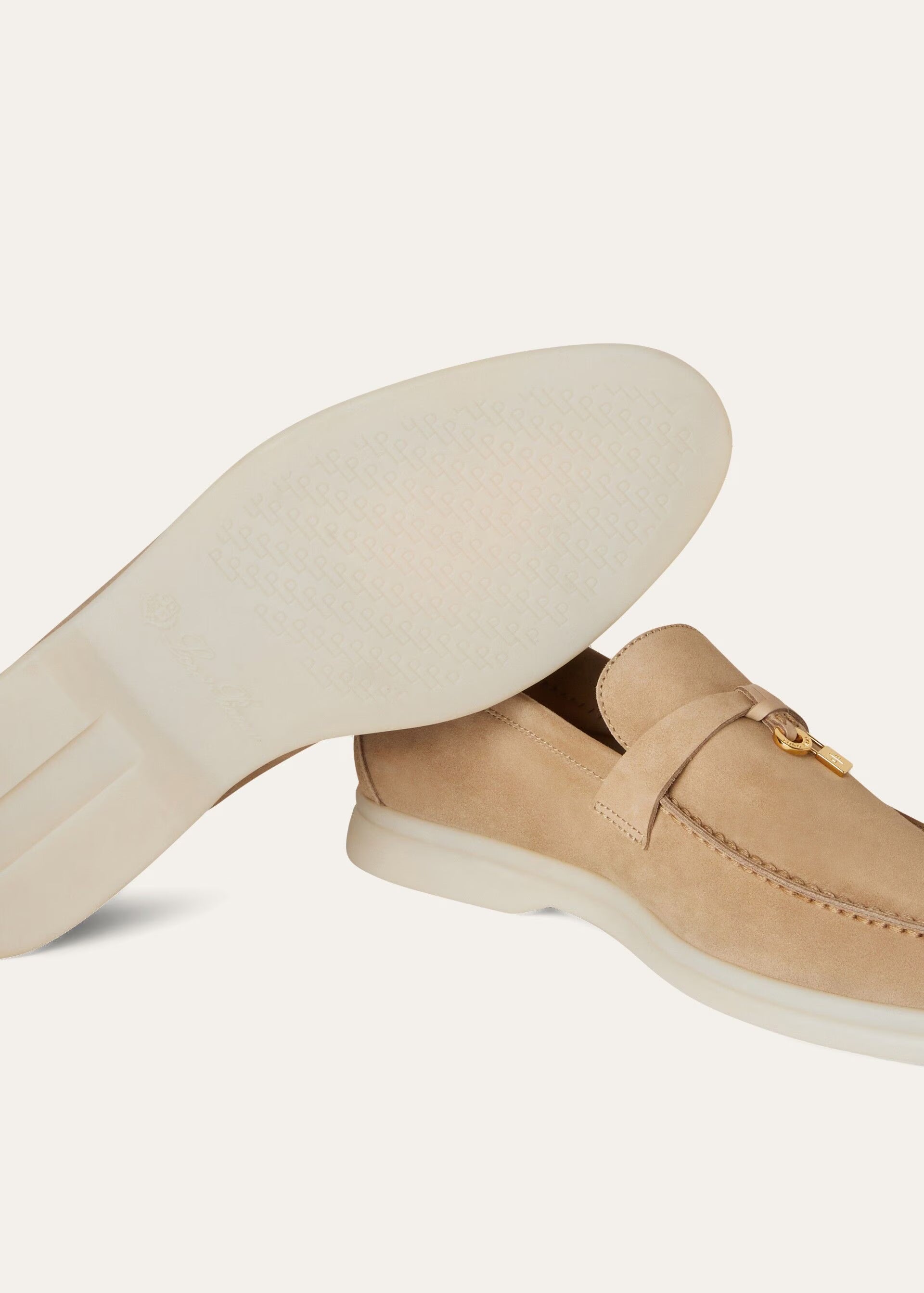 Loro Piana Women's Summer Charms Walk Loafer Sandstone Loro Piana