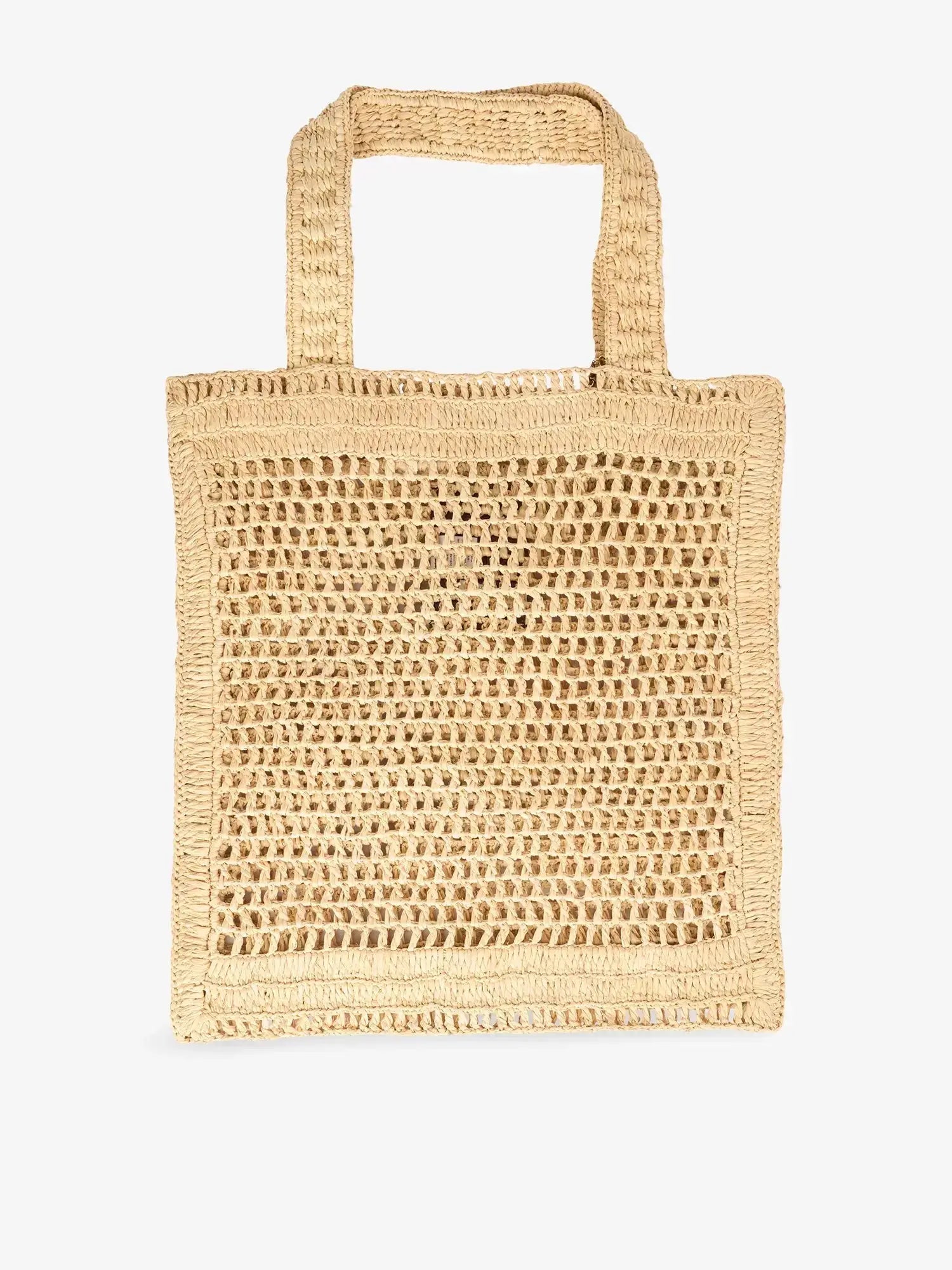 Women's Summer Banana Small Raffia Tote Bag Chloé