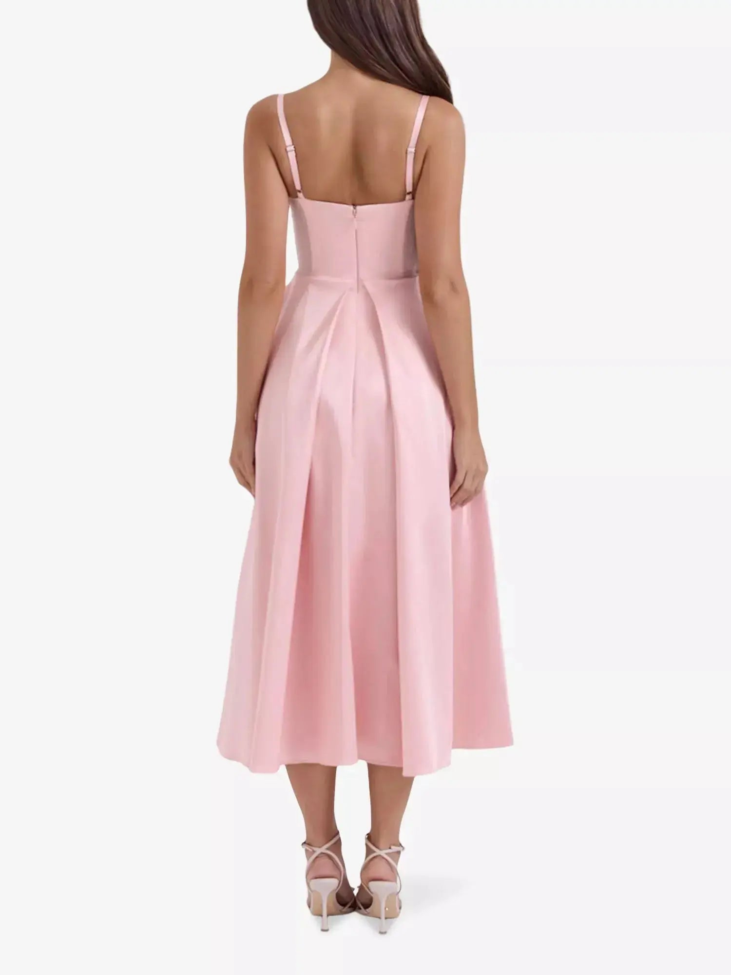 Women's Tiffany bow tie-embellished satin midi dress House of CB