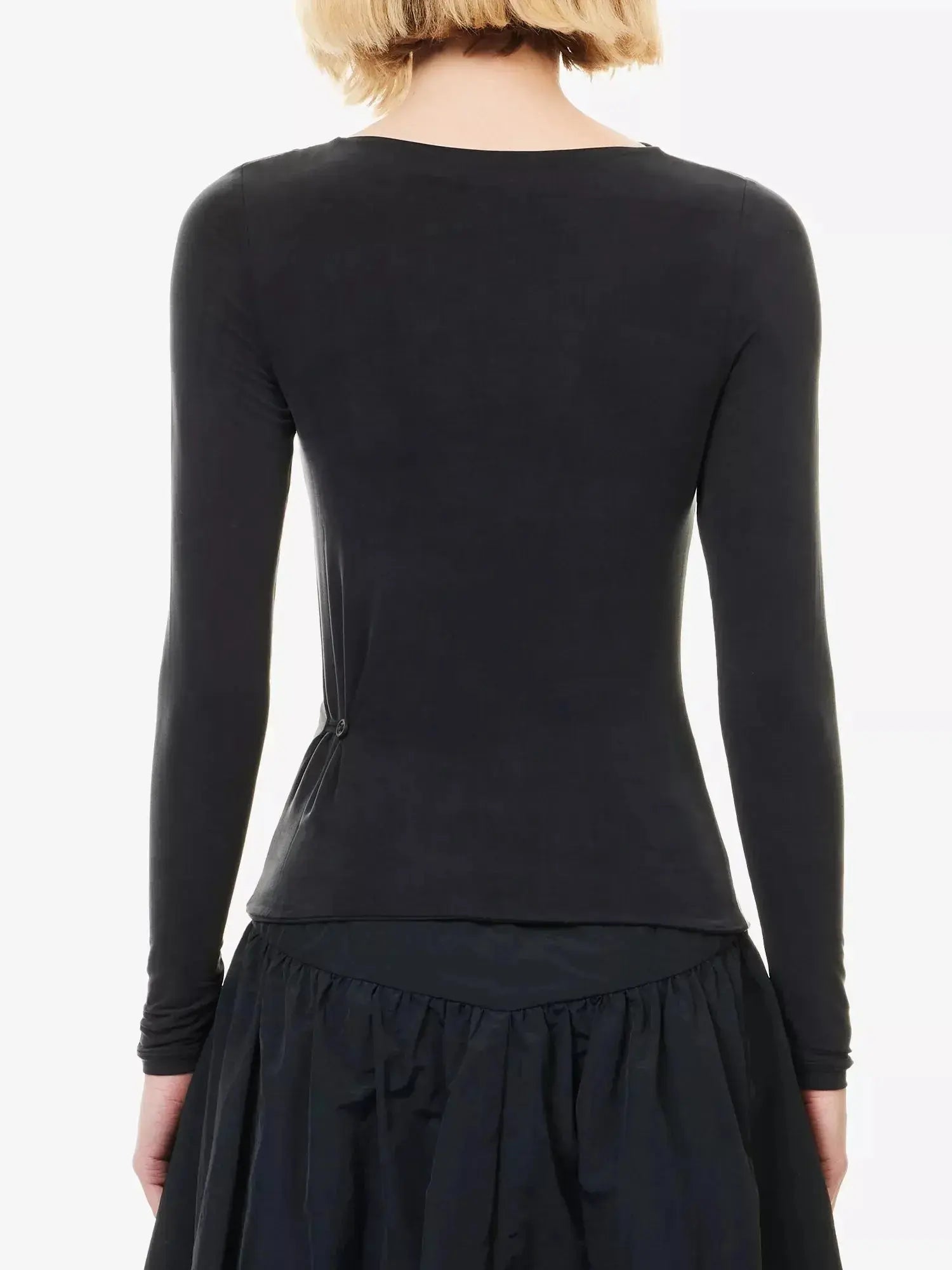 Women's Kylie Long-Sleeve Stretch-Jersey Top Peachy Den