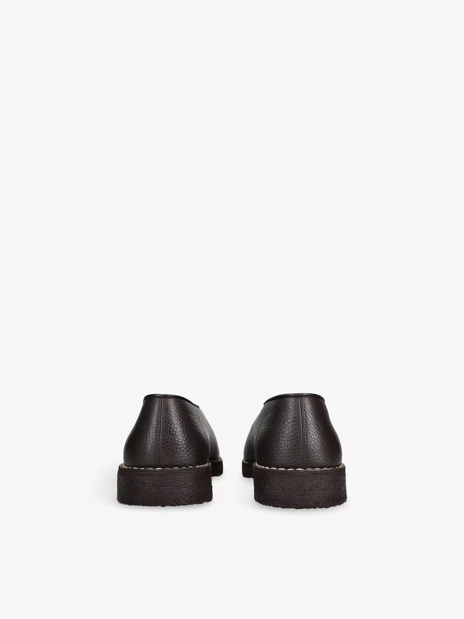 Men's Piped Leather Slippers Lemaire