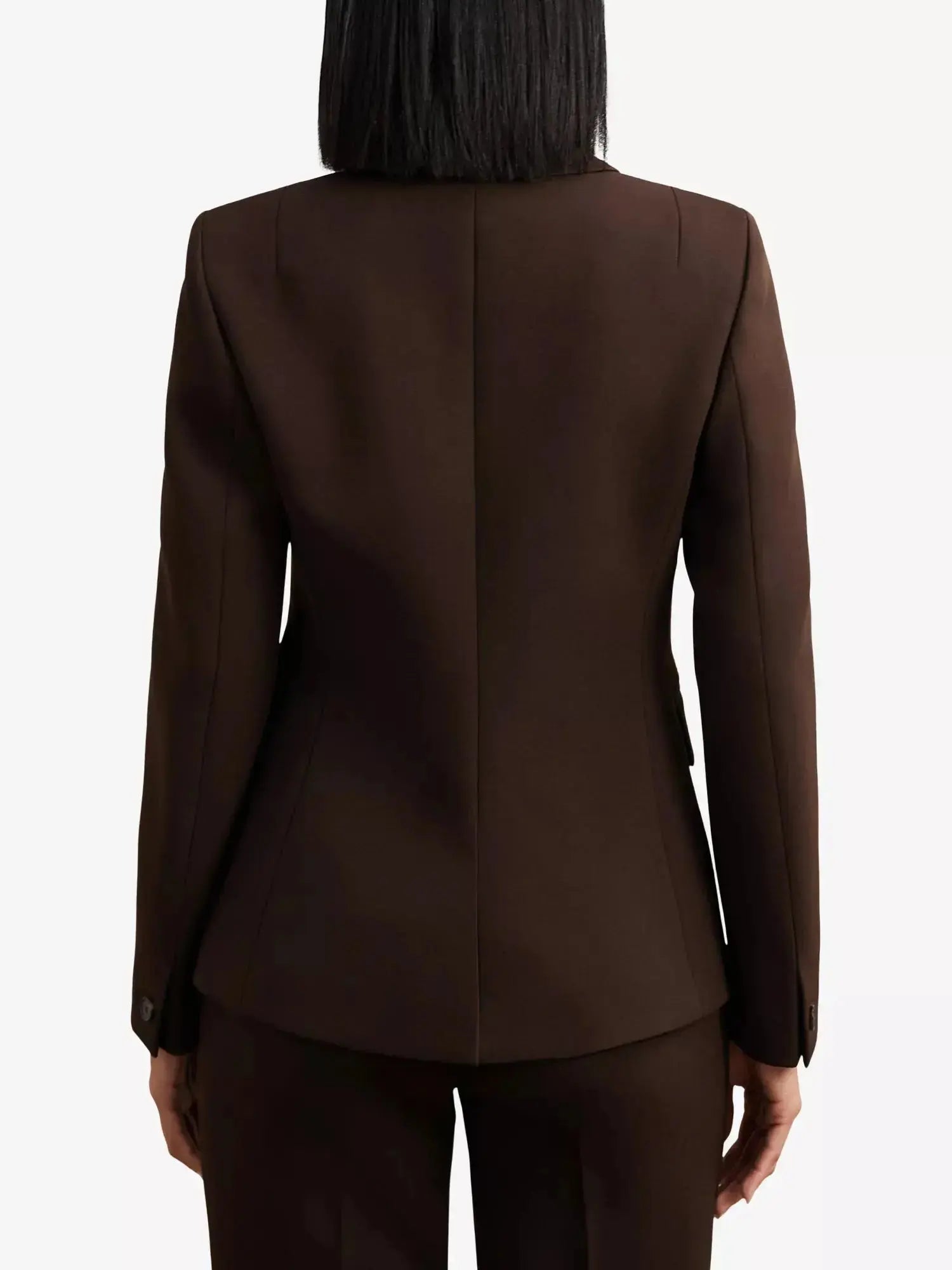 Women's Priya Double-Breasted Woven Blazer Reiss