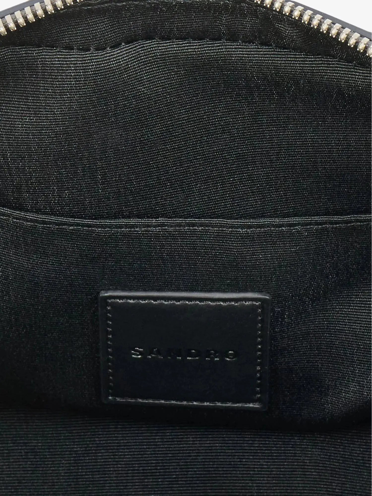 Men's Logo-Embossed Small Leather Bag Sandro