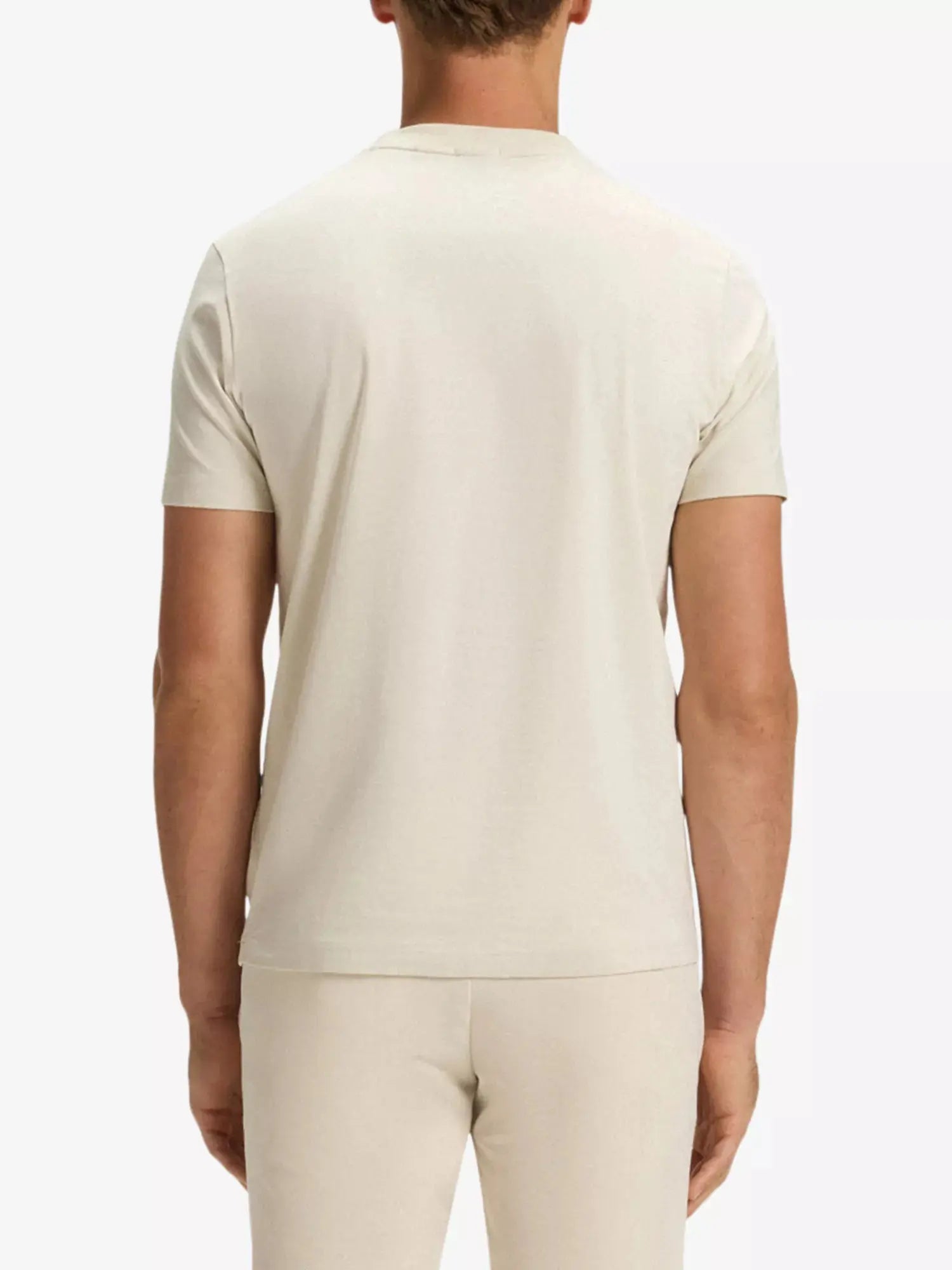 Men's Brand-Embossed Short-Sleeved Stretch-Cotton T-Shirt Boss