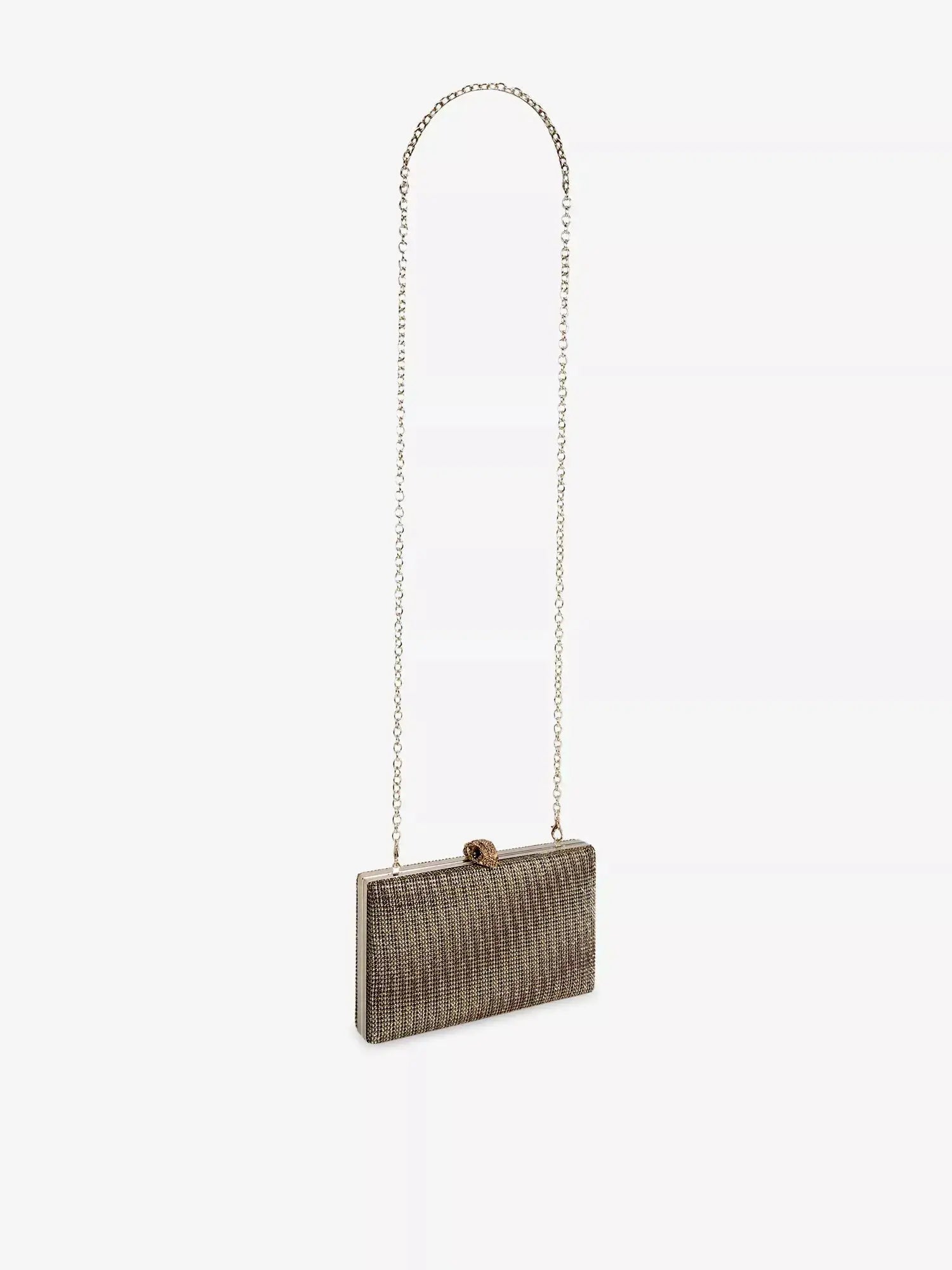 Women's Crystal Kensington Woven Clutch Bag Kurt Geiger London
