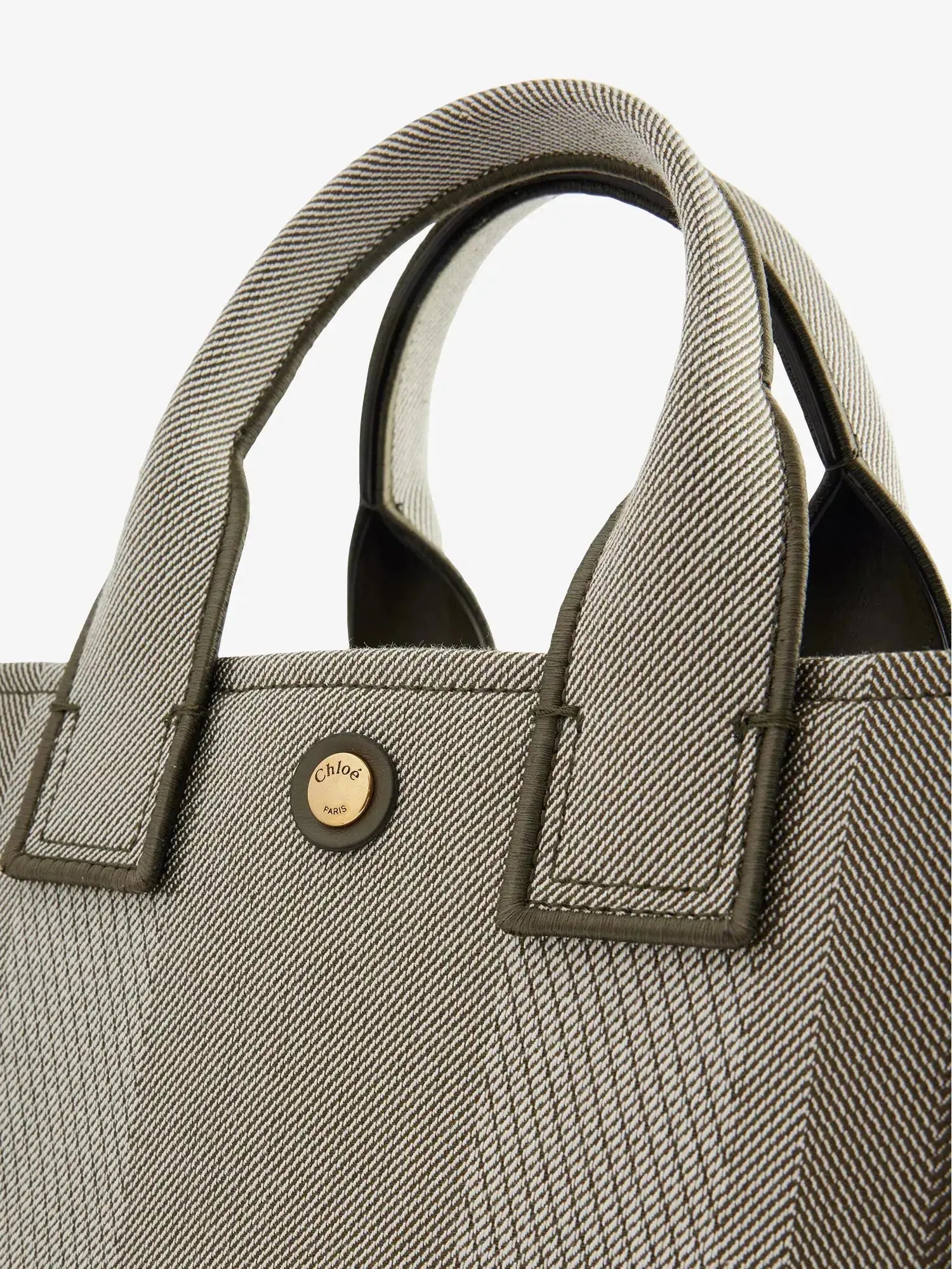 Women's Small Carry Canvas Tote Bag Chloé