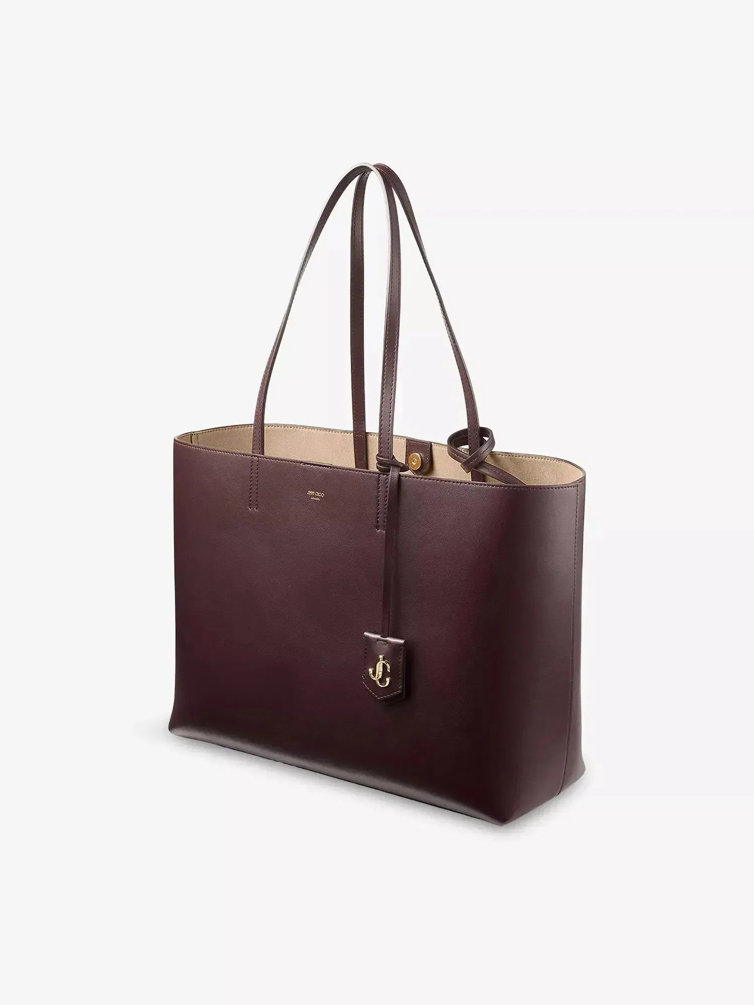 Women's Nine2Five East-West Leather Tote Bag Jimmy Choo