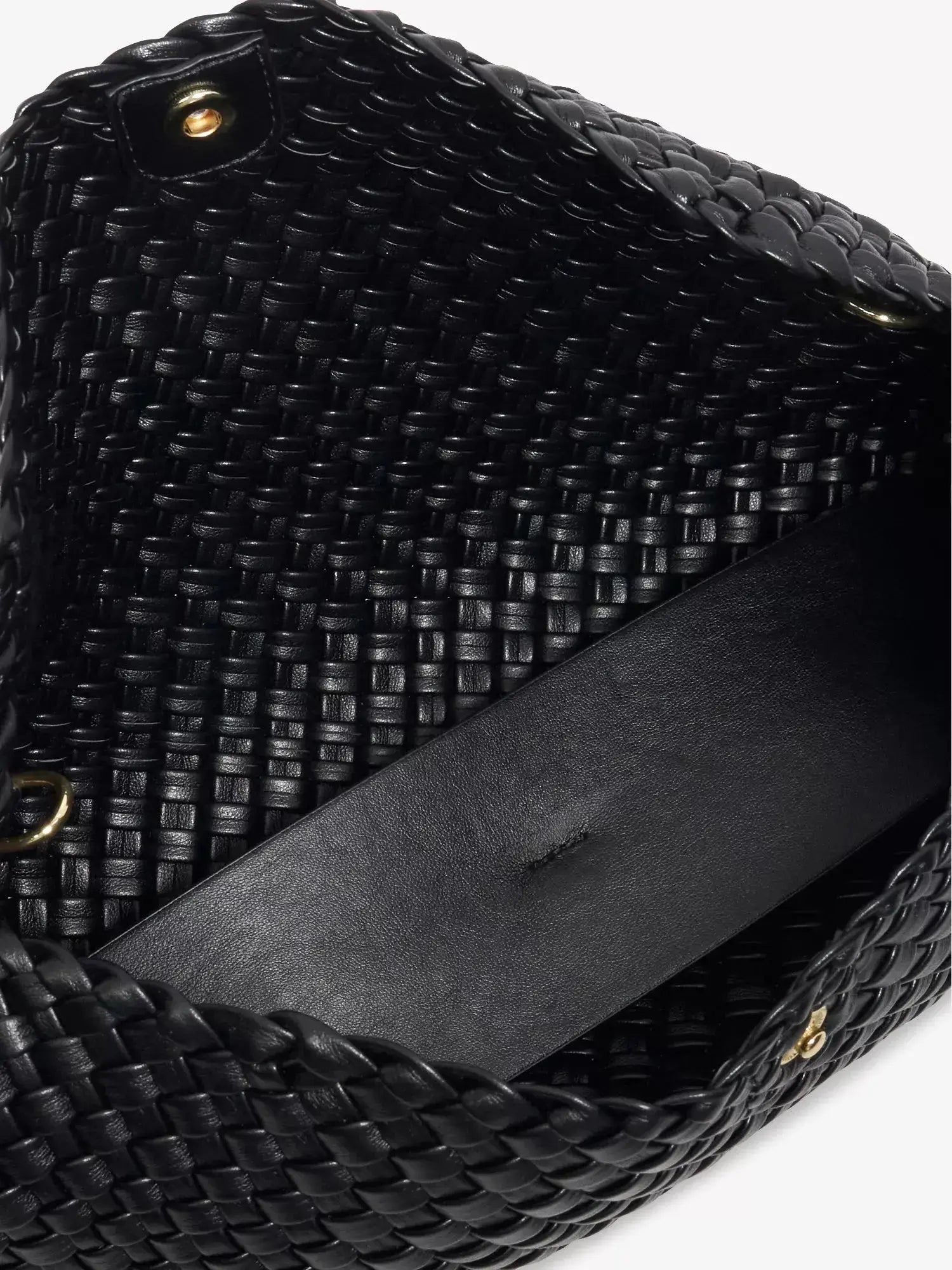 Encourage Woven Faux-Leather Clutch Bag Dune
