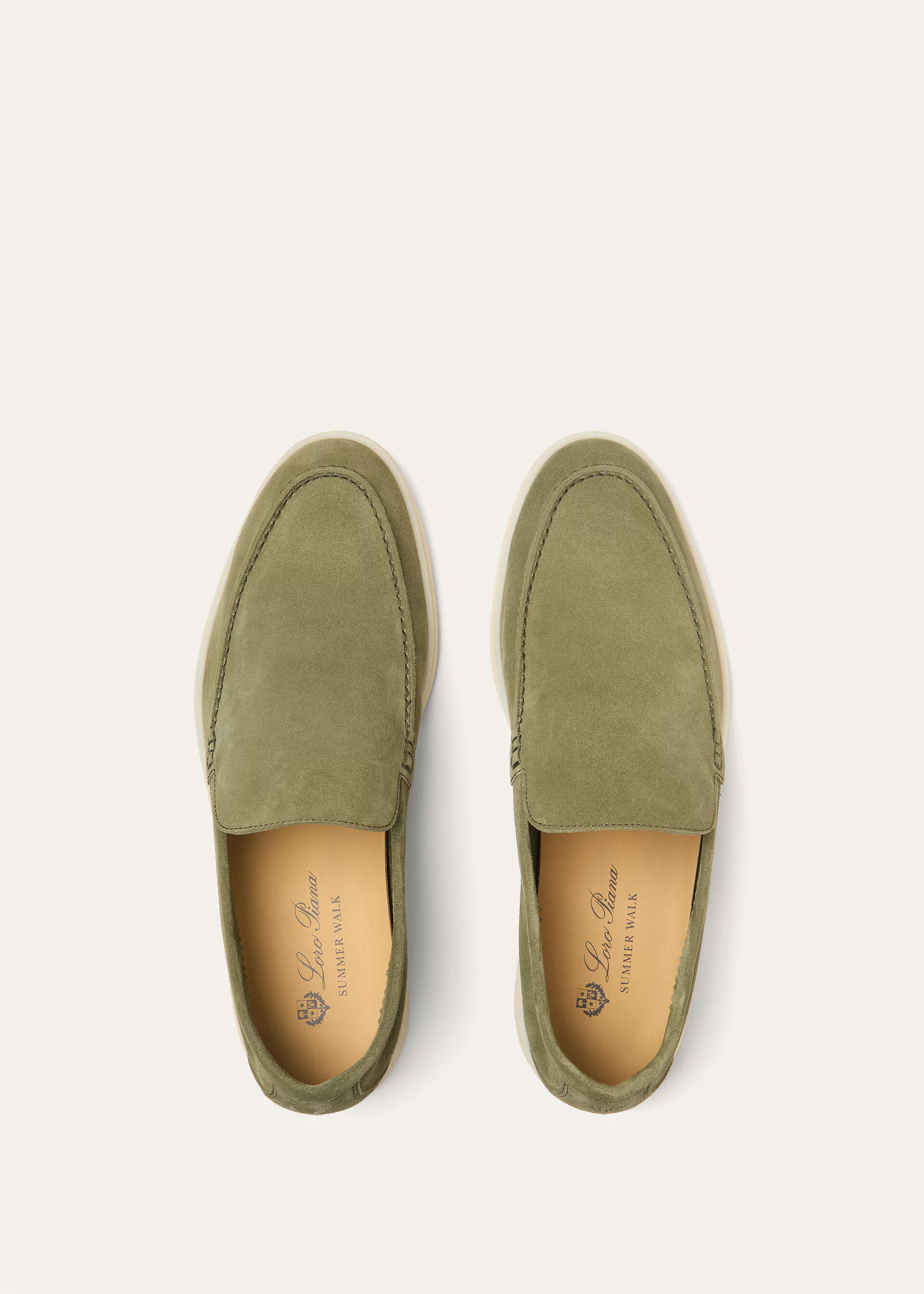 Men's Summer Walk Loafer Verde-Acqua Loro Piana