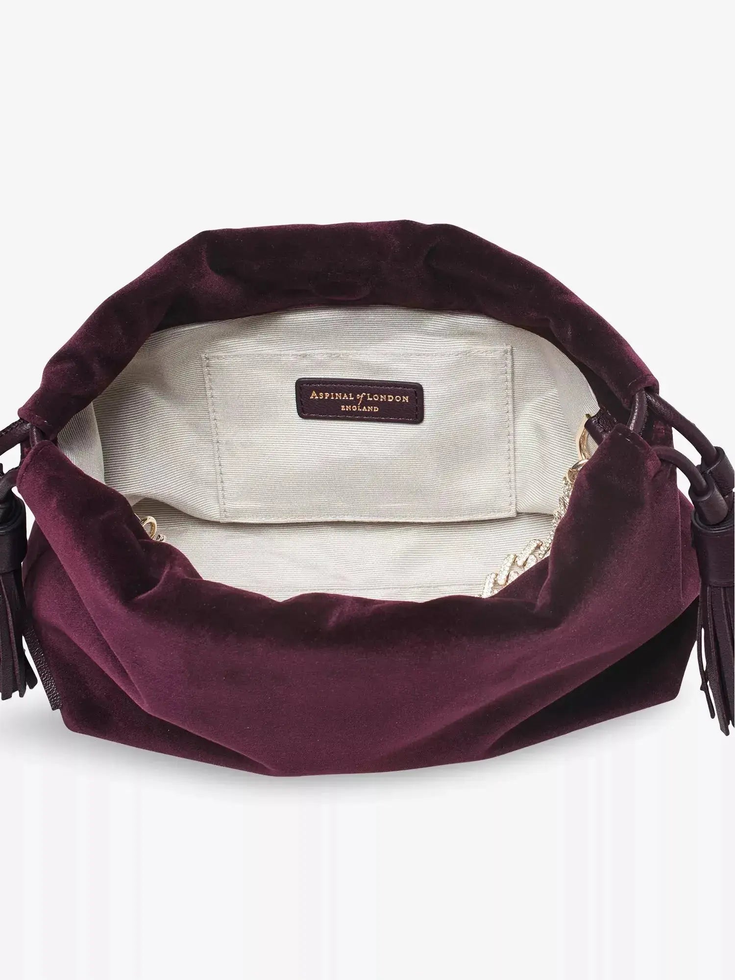 Women's Amelia Velvet Cross-Body Bag Aspinal of London