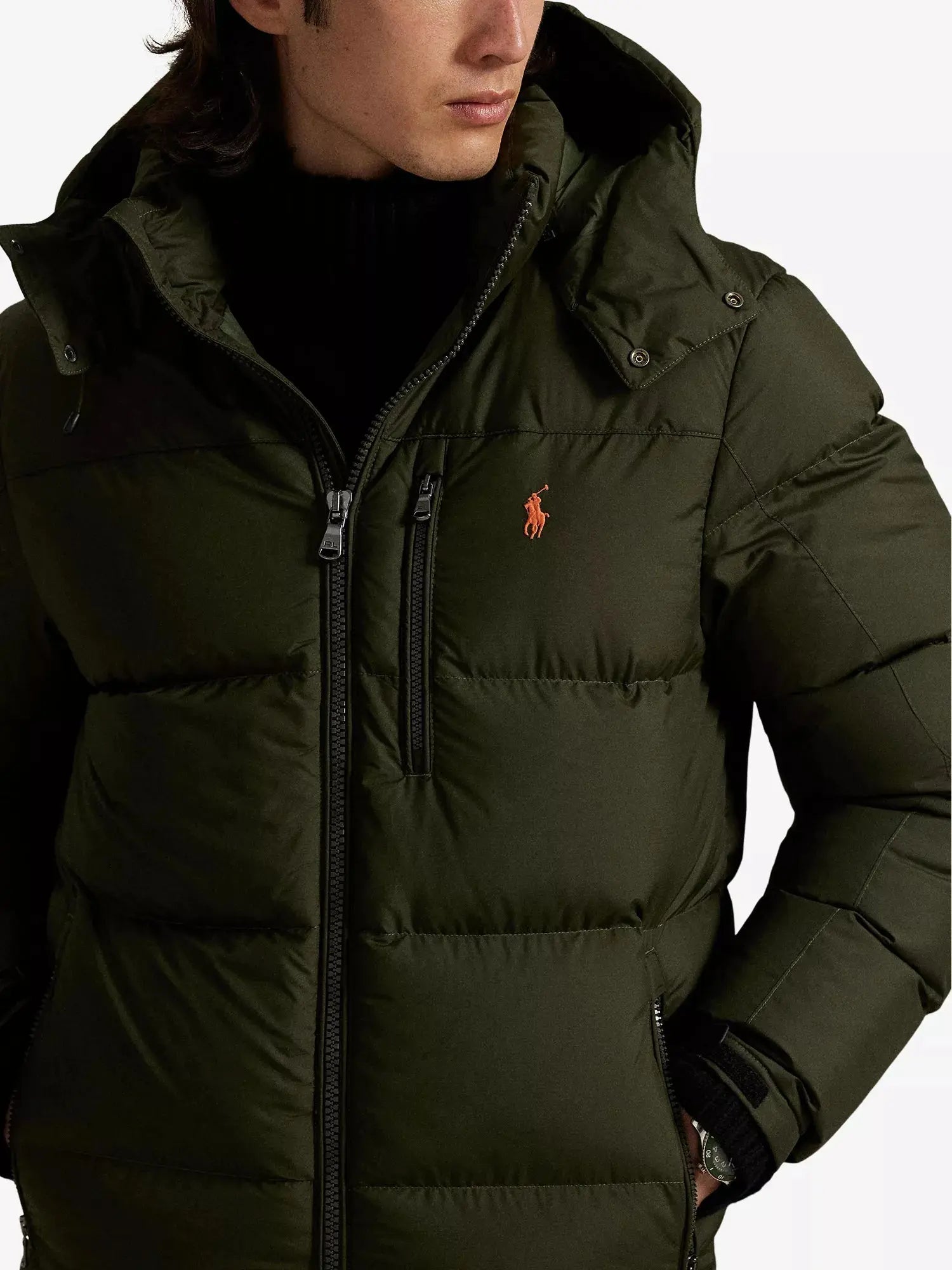 Men's Brand-Embroidered Padded Shell-Down Puffer Jacket Polo Ralph Lauren