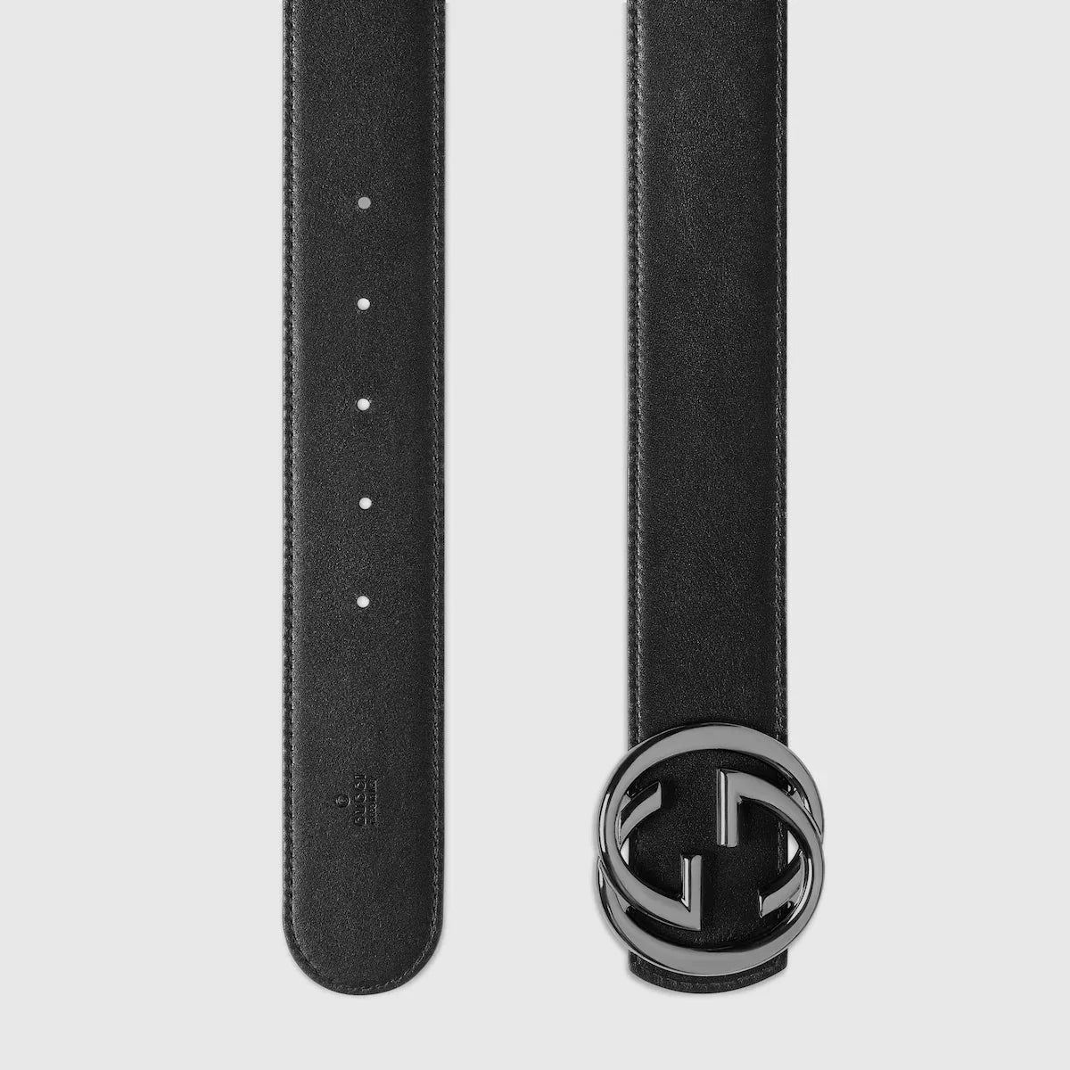 Men's Reversible belt with Interlocking G buckle 4cm width Gucci