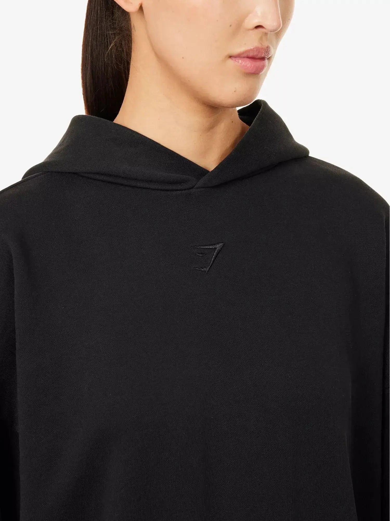 Women's Power Washed Oversized Cotton-Jersey Hoody Gymshark