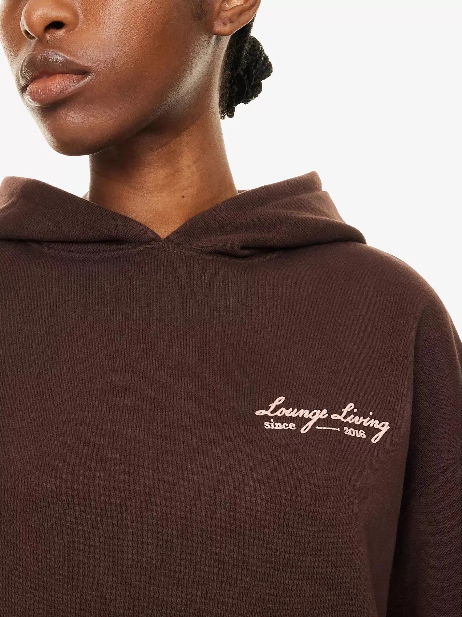 Women's Logo-Embroidery Cotton-Jersey Hoody Lounge Underwear