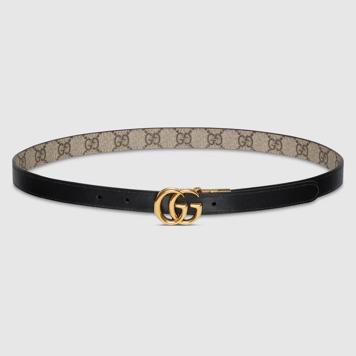 Women's GG Marmont reversible thin belt 2cm width Gucci