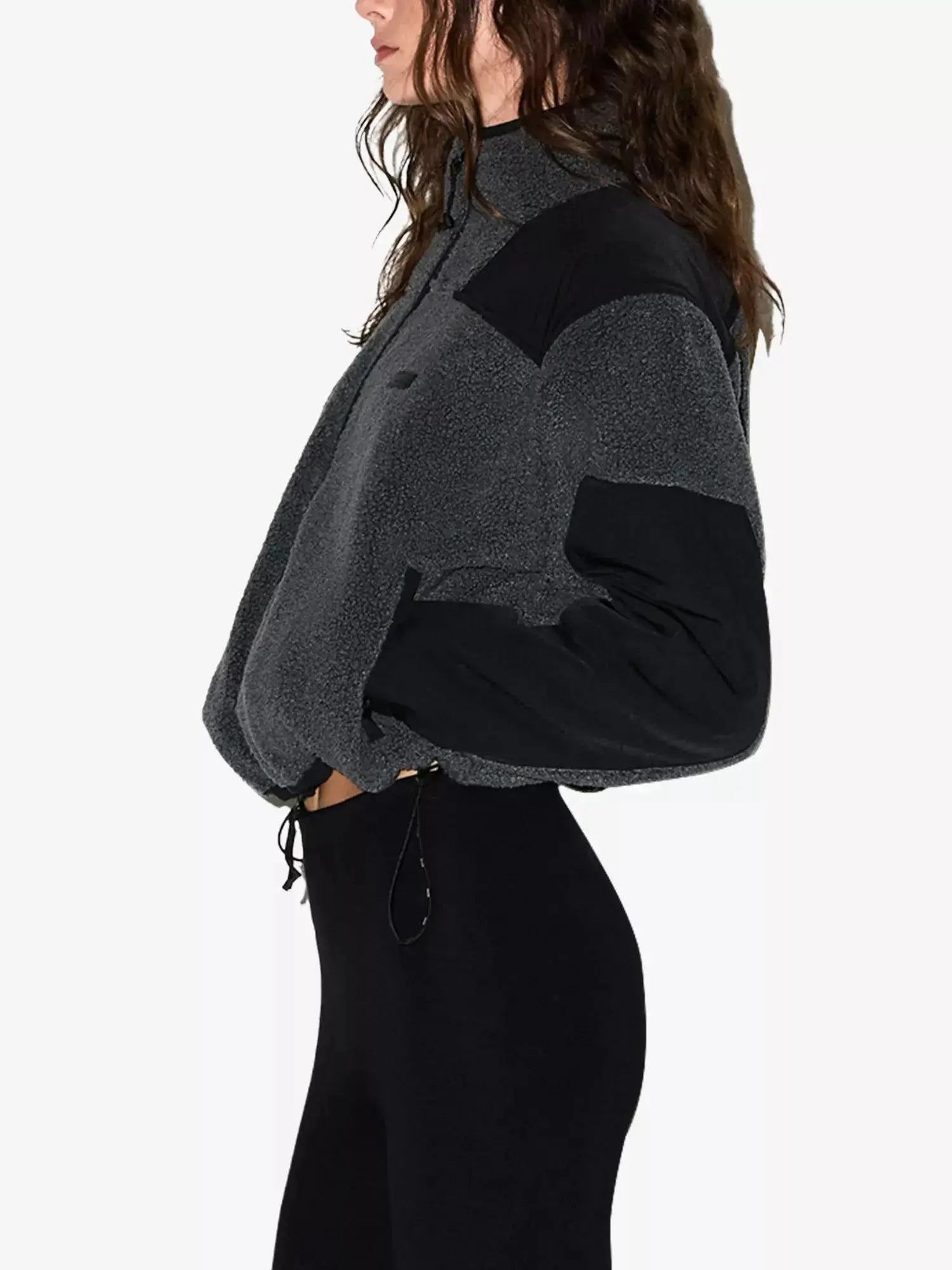 Women's Teddy Boxy-Fit Fleece Jacket SKIMS