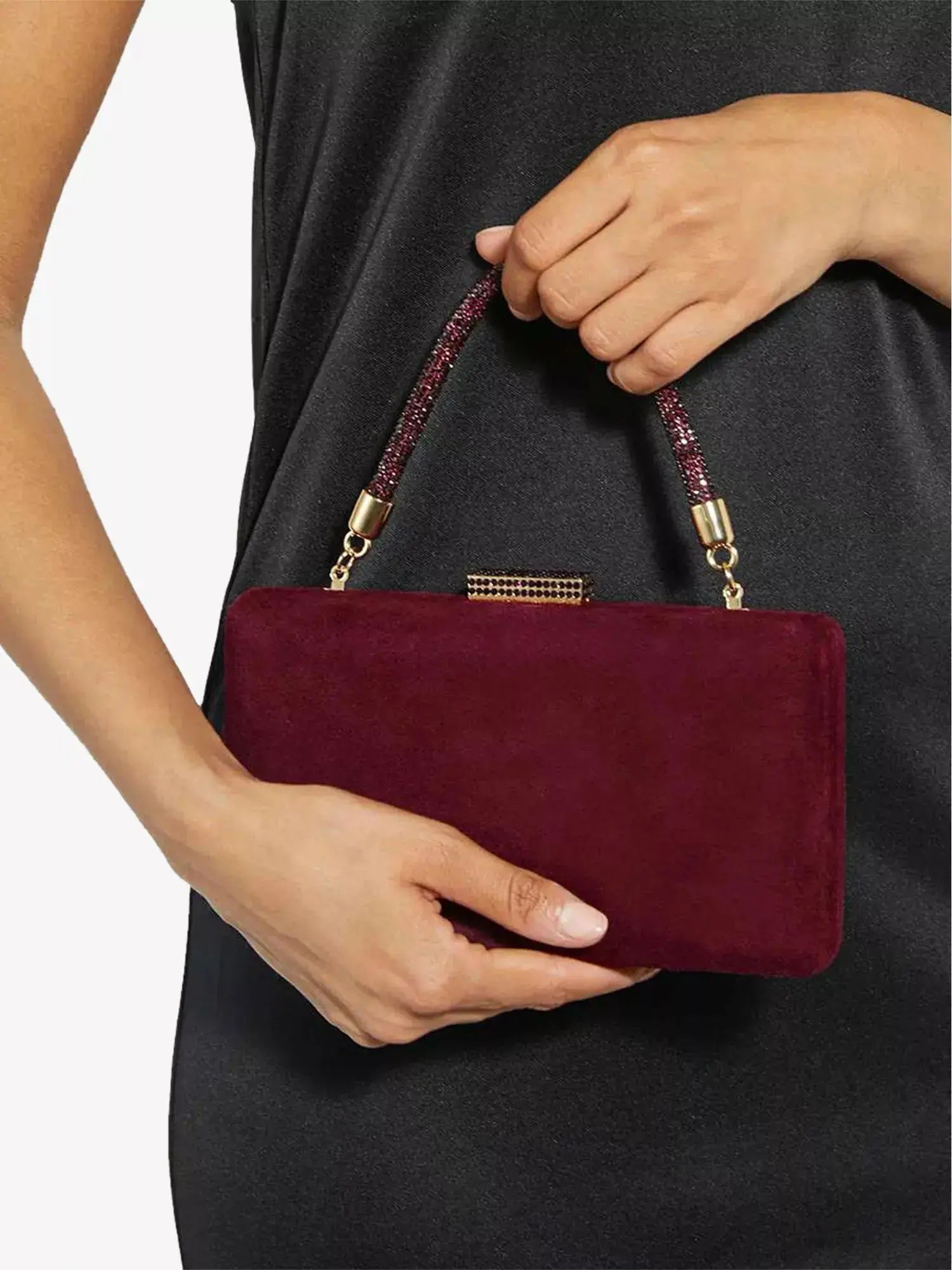 Women's Beaut Suede Clutch Bag Dune