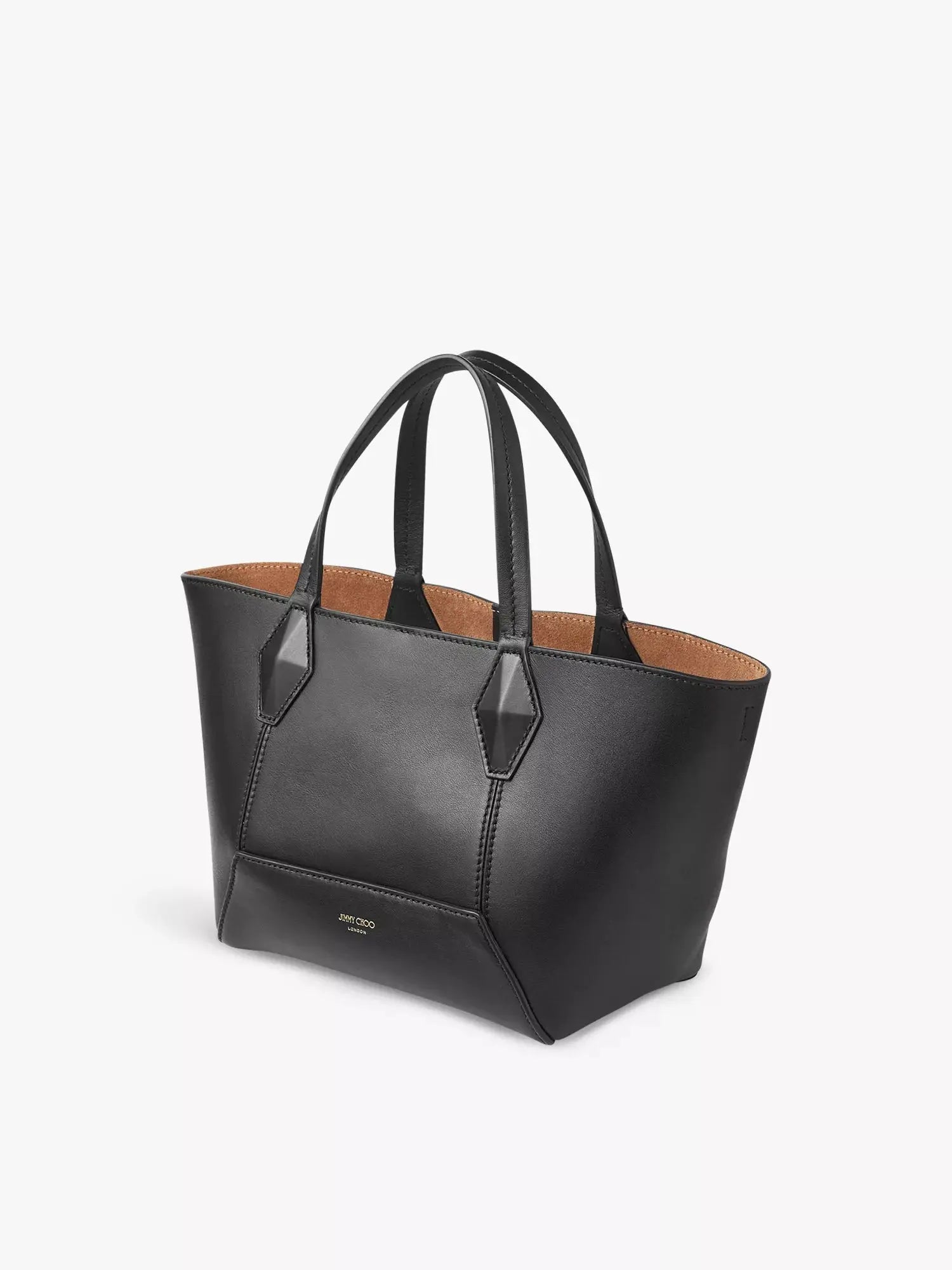 Men's Diamond logo-embossed leather tote bag Jimmy Choo
