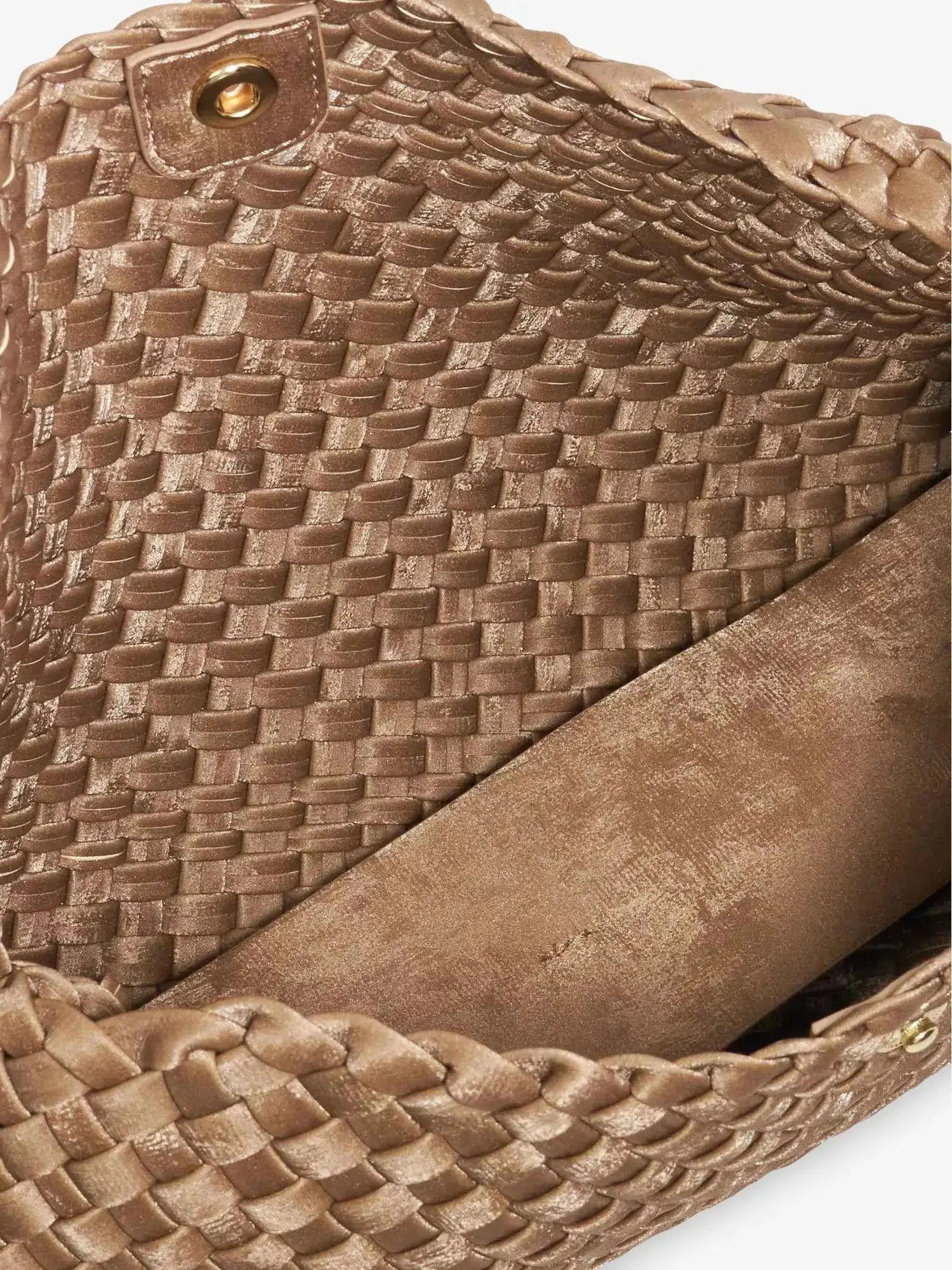 Women's Encourage Woven Clutch Dune