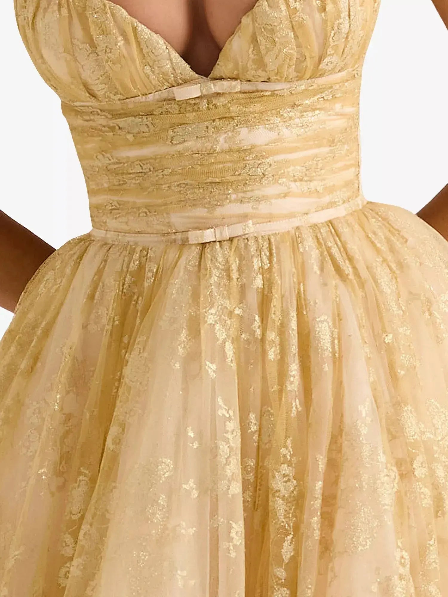 Women's Madame Strapless Woven Midi Dress House of CB