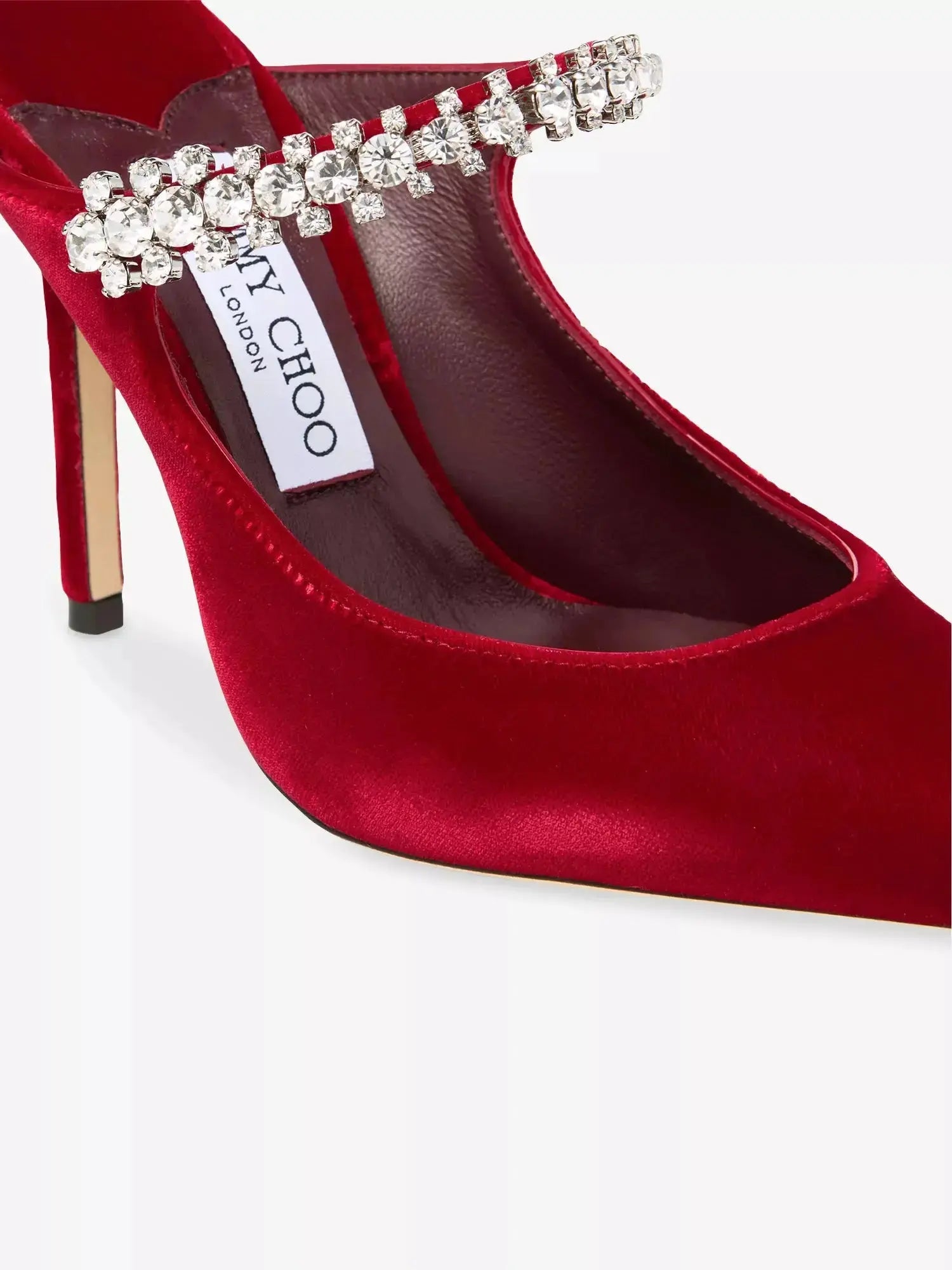 Women's Bing 100 Embellished Velvet Mules Jimmy Choo