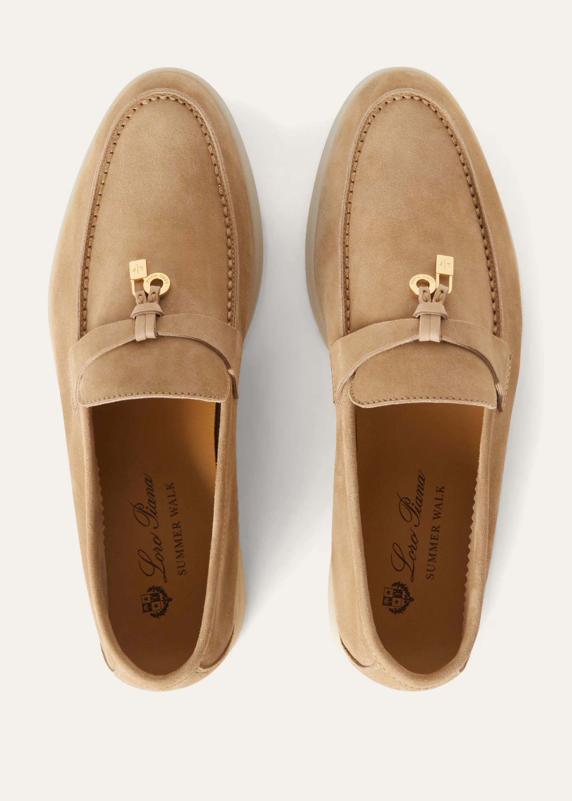 Loro Piana Women's Summer Charms Walk Loafer Sandstone Loro Piana