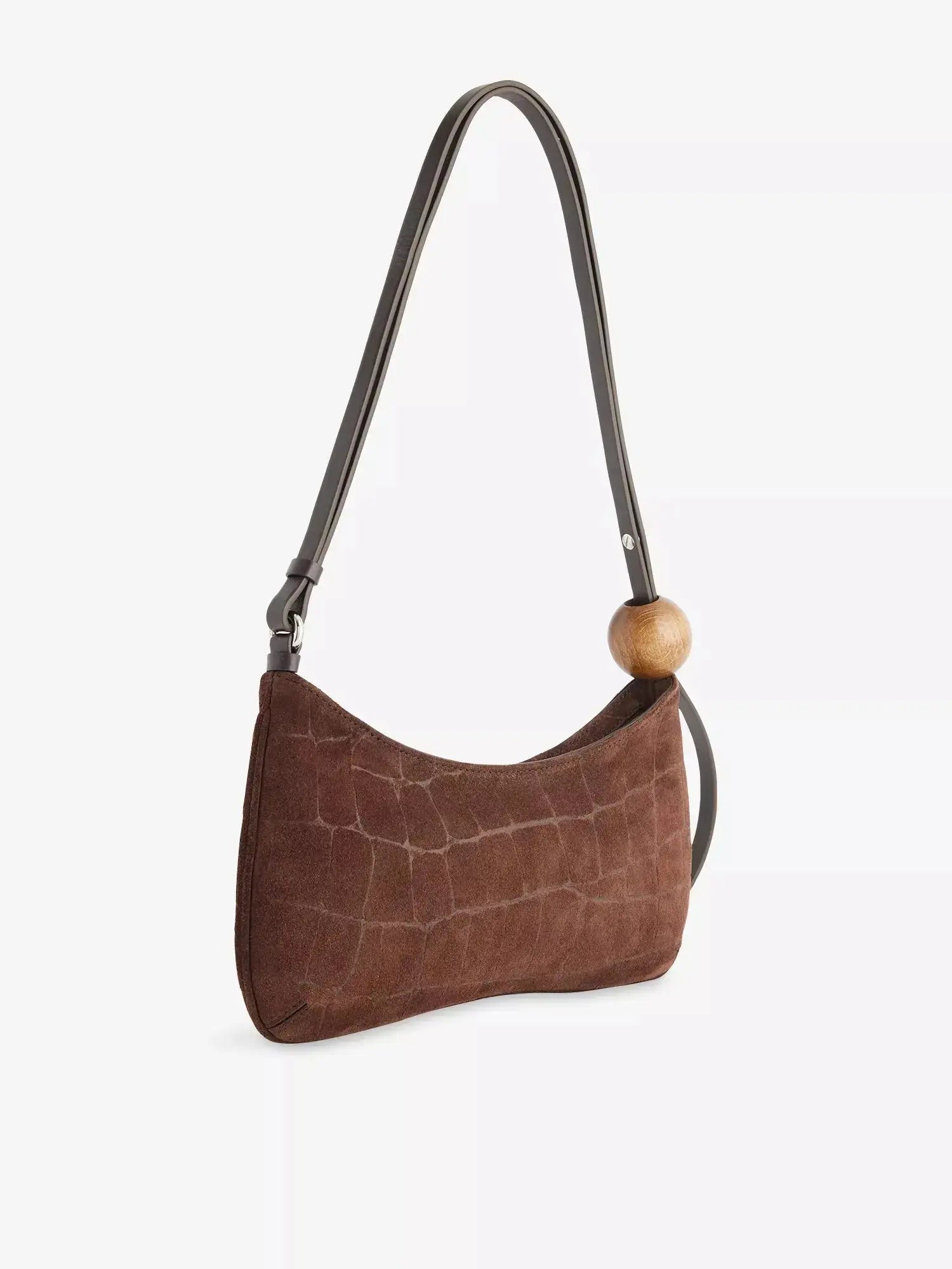 Women's Le Bisou Perle Suede Shoulder Bag Jacquemus
