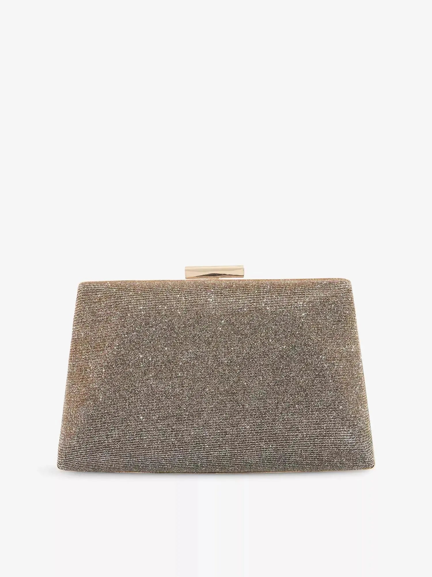 Bellaria Chain-Strap Woven Clutch Bag Dune