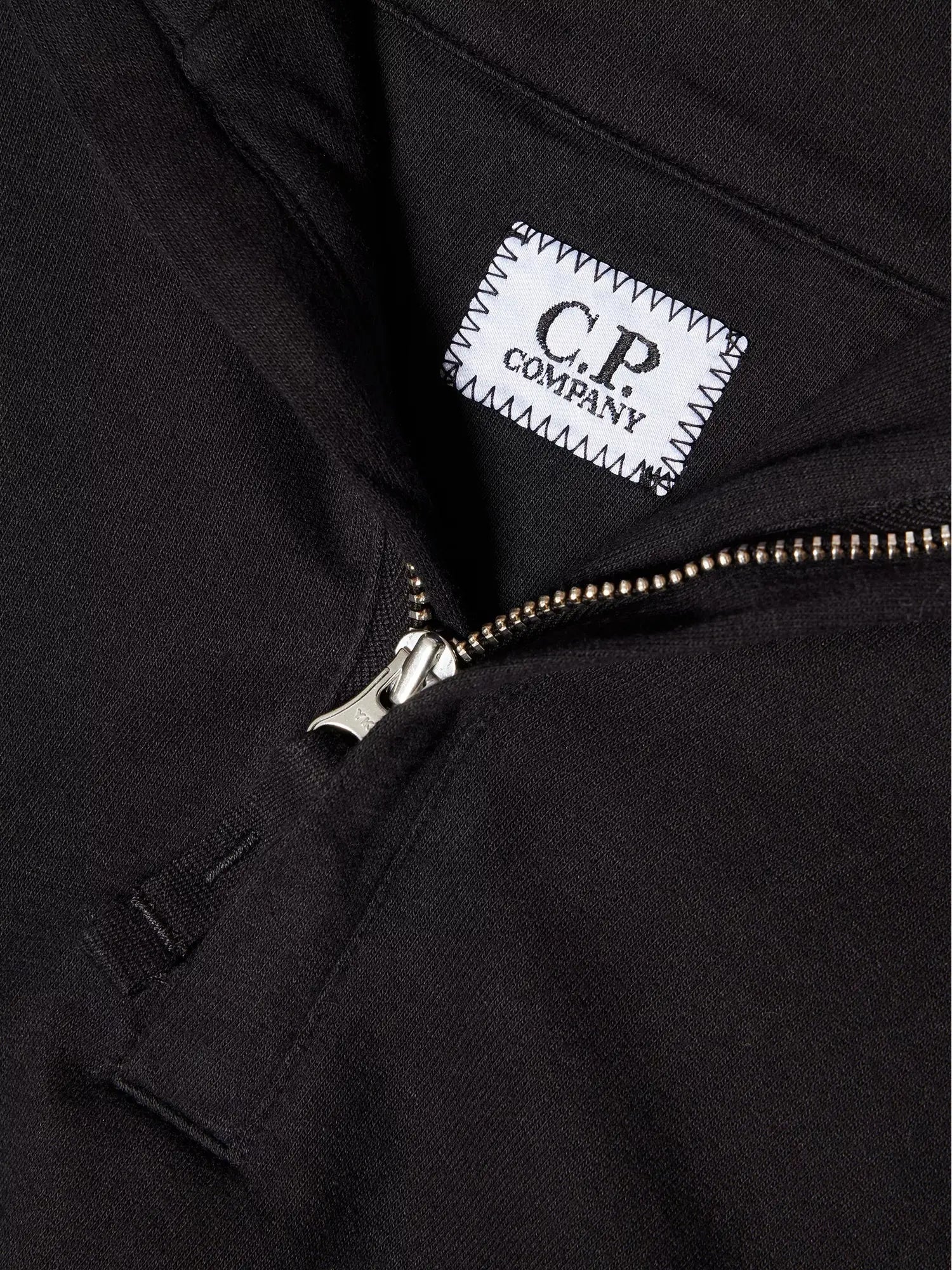 Men's Logo-Patch Half-Zip Cotton Jumper CP Company