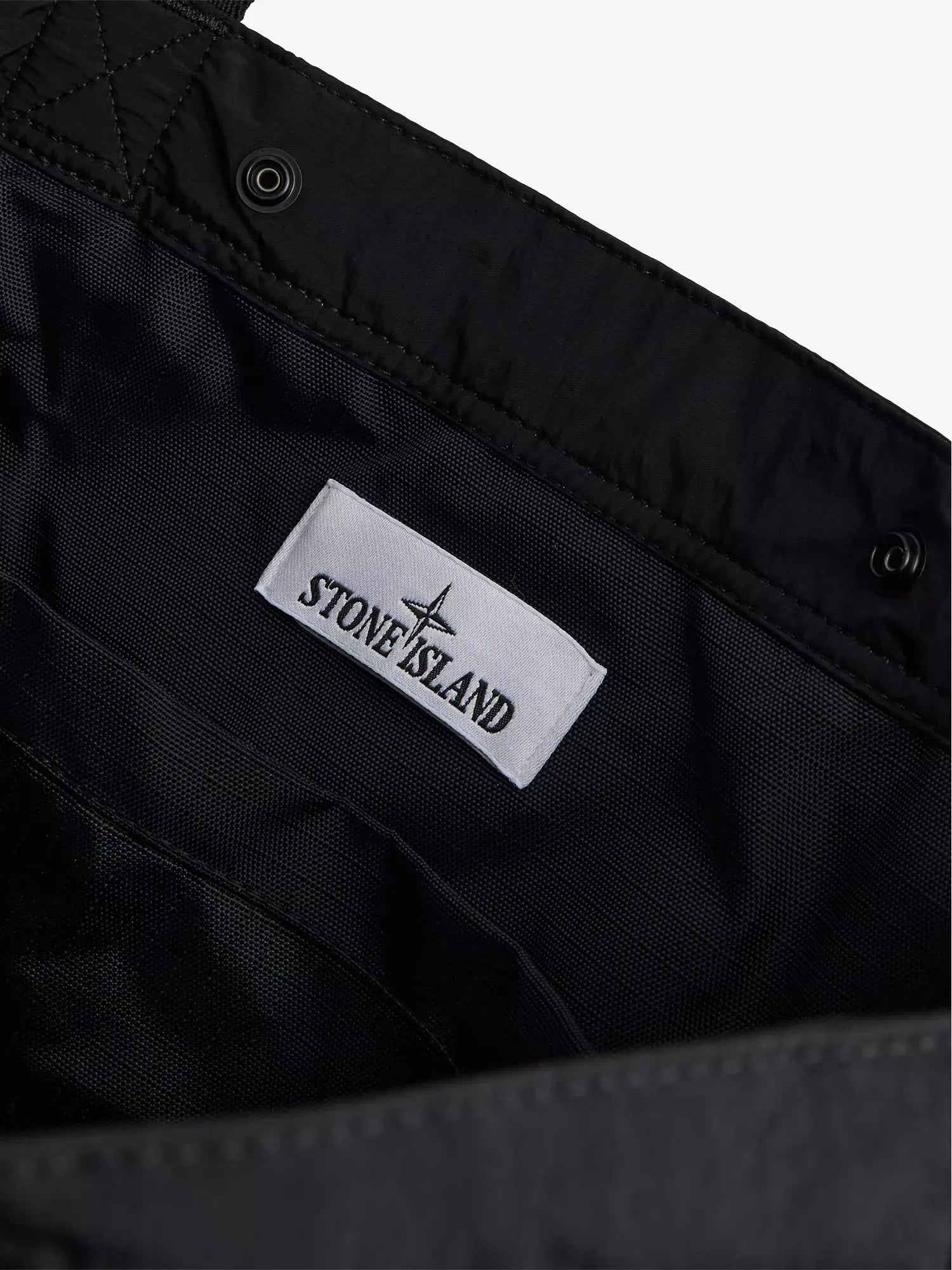 Men's Brand-Patch Zip-Pocket Tote Bag Stone Island