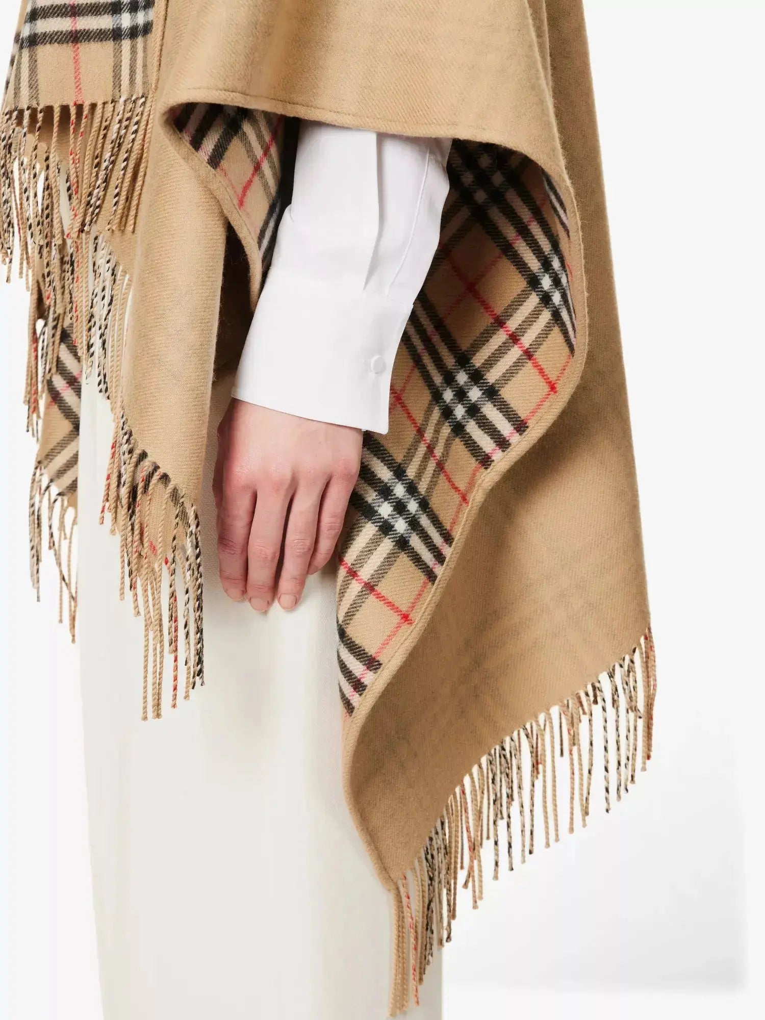Women's Vintage Check wool cape Burberry